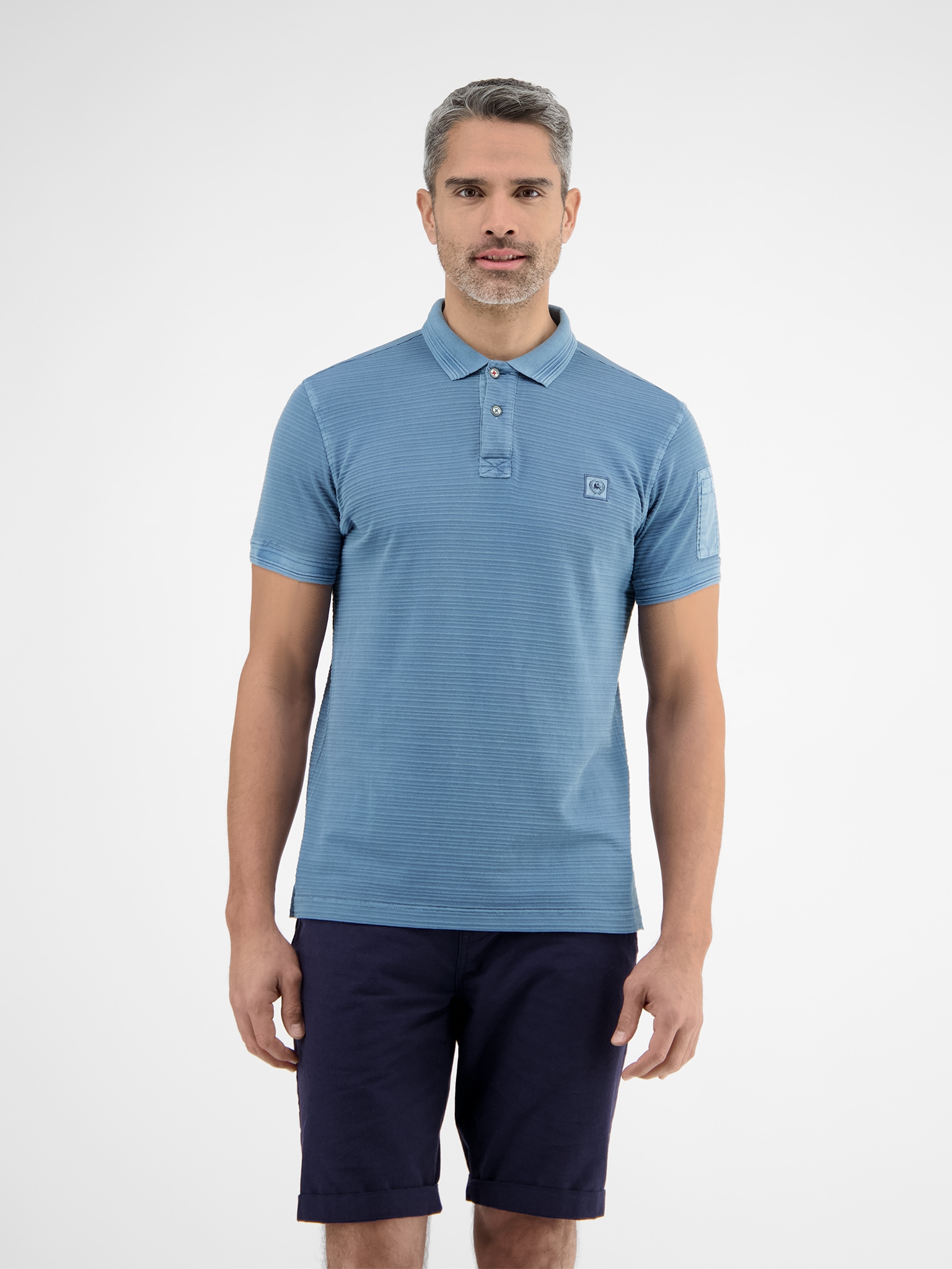 LERROS Poloshirt, mit Streifen Muster