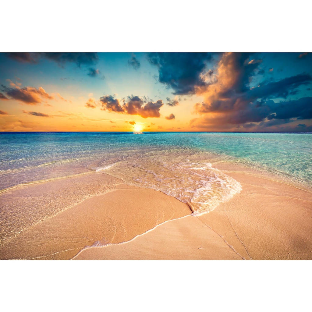 Papermoon Fototapete »Tropischer Strand Malediven«