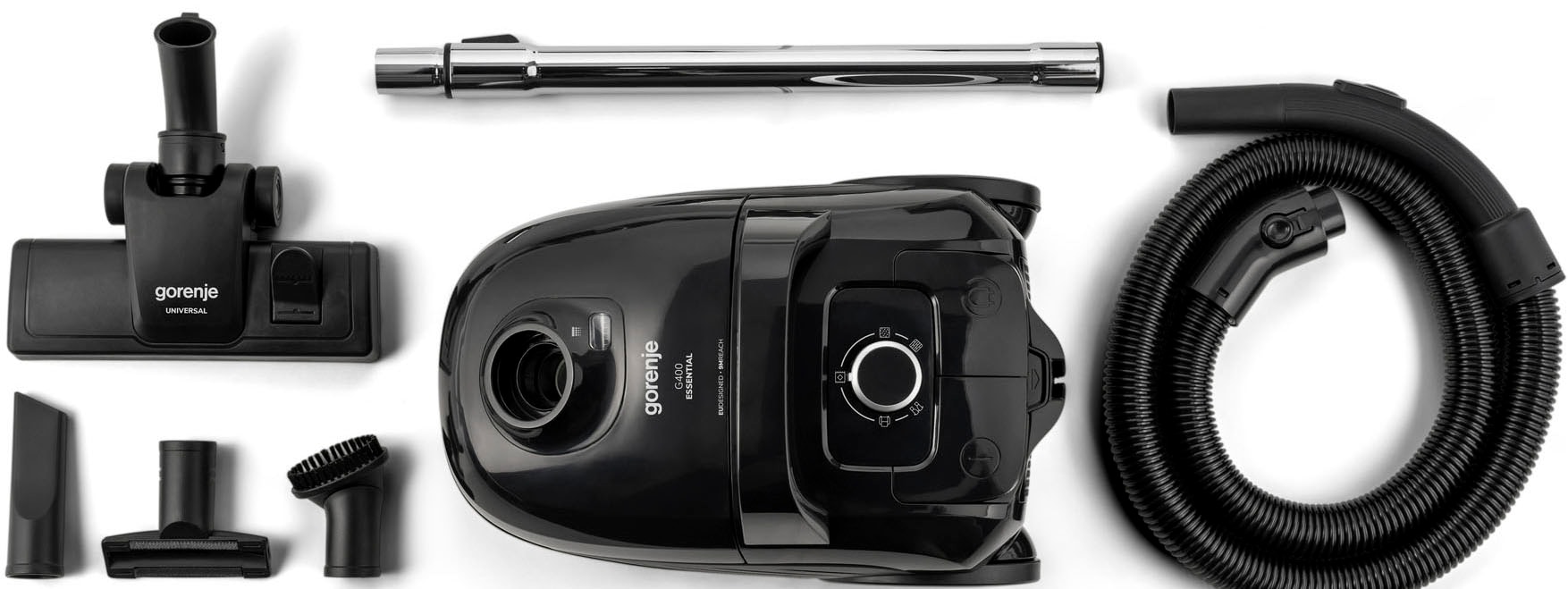 GORENJE Bodenstaubsauger »G400 Essential VCE21G4EBK«, 750 W, mit Beutel