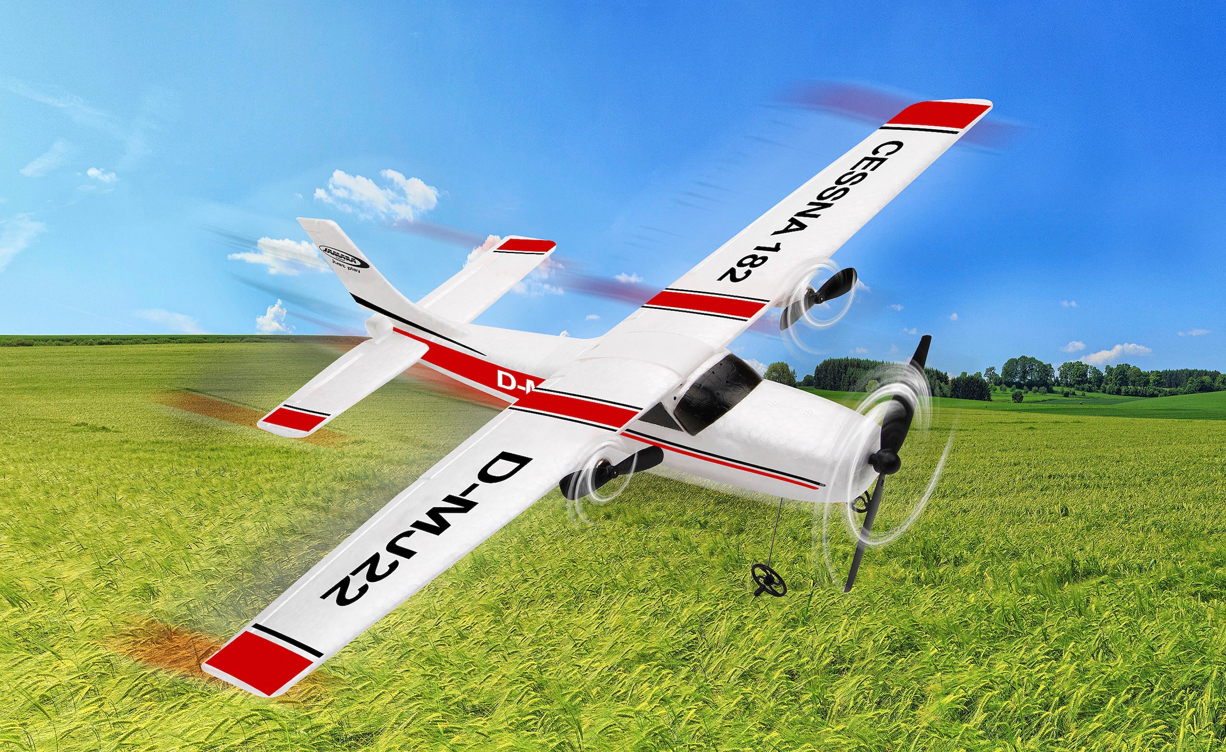 Jamara RC-Flugzeug »Cessna 182, 2,4GHz«