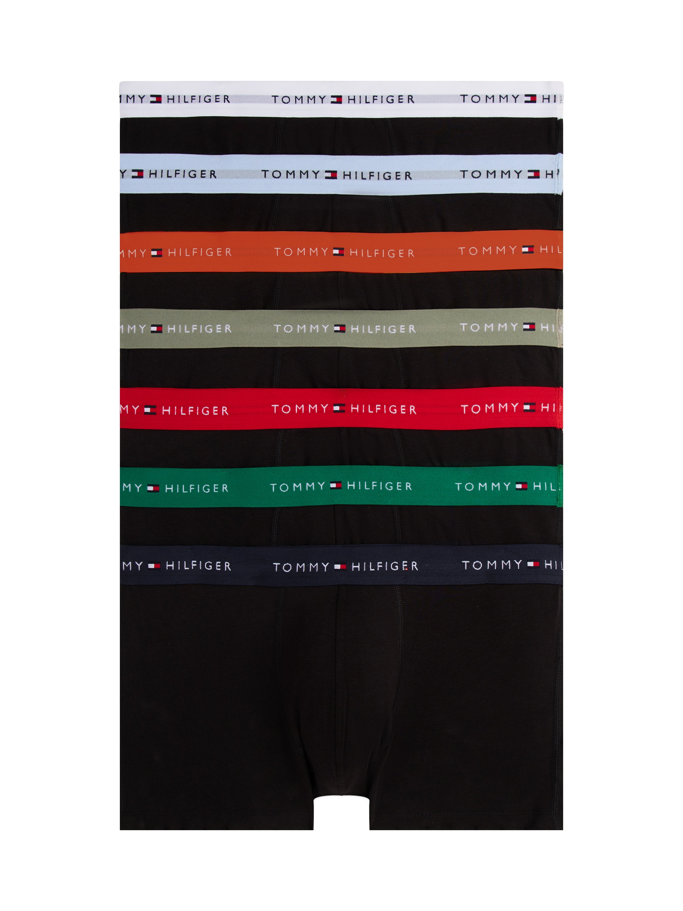 Tommy Hilfiger Underwear Trunk »7P TRUNK WB«, (Packung, 7 St., 7er), mit Logobund