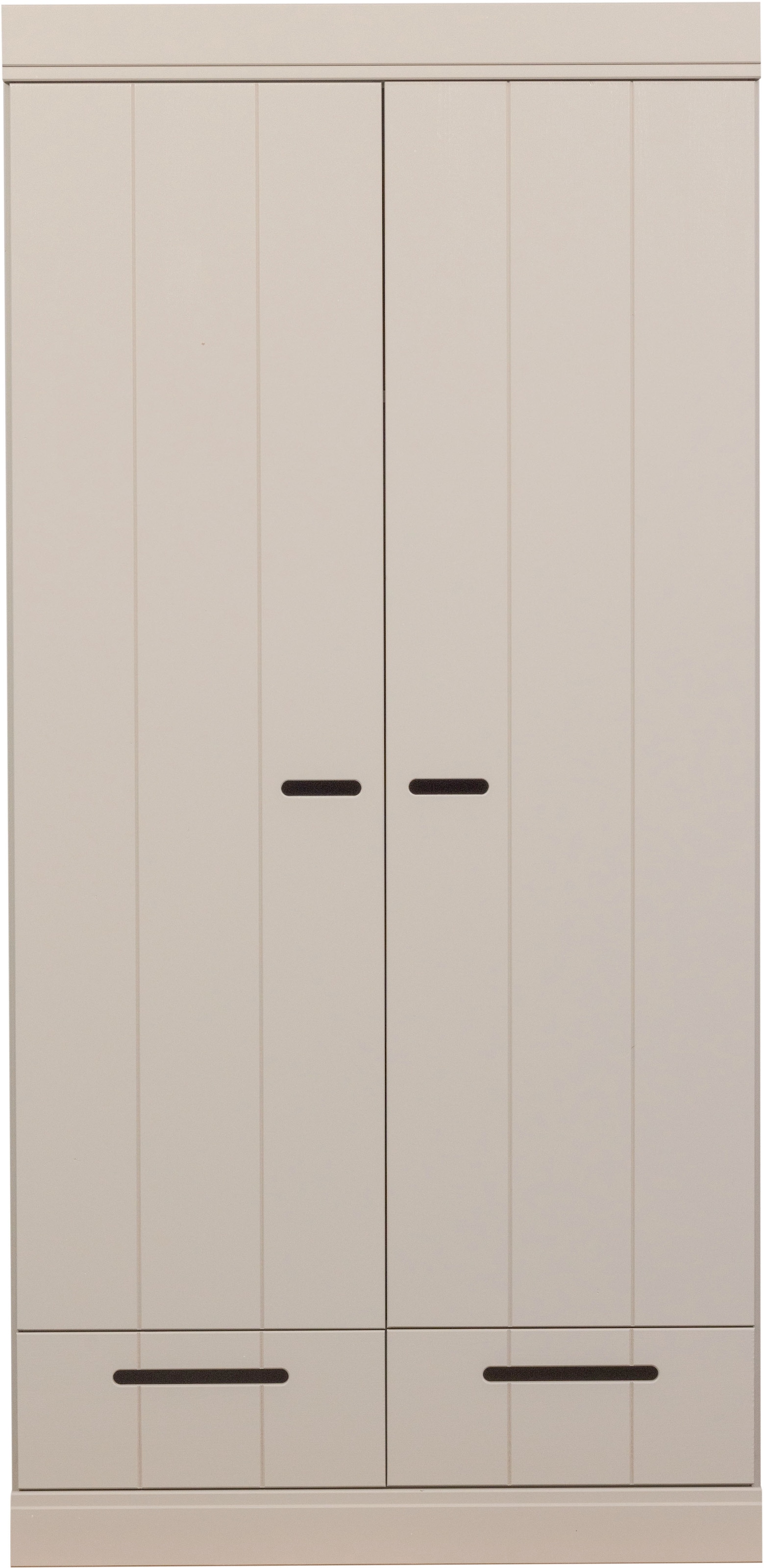 WOOOD Kleiderschrank »Connect Garderobenschrank, Mehrzweckschrank  mit Schubkästen« 2-türiger Kleiderschrank Connect aus FSC-Kiefer, modular & praktisch
