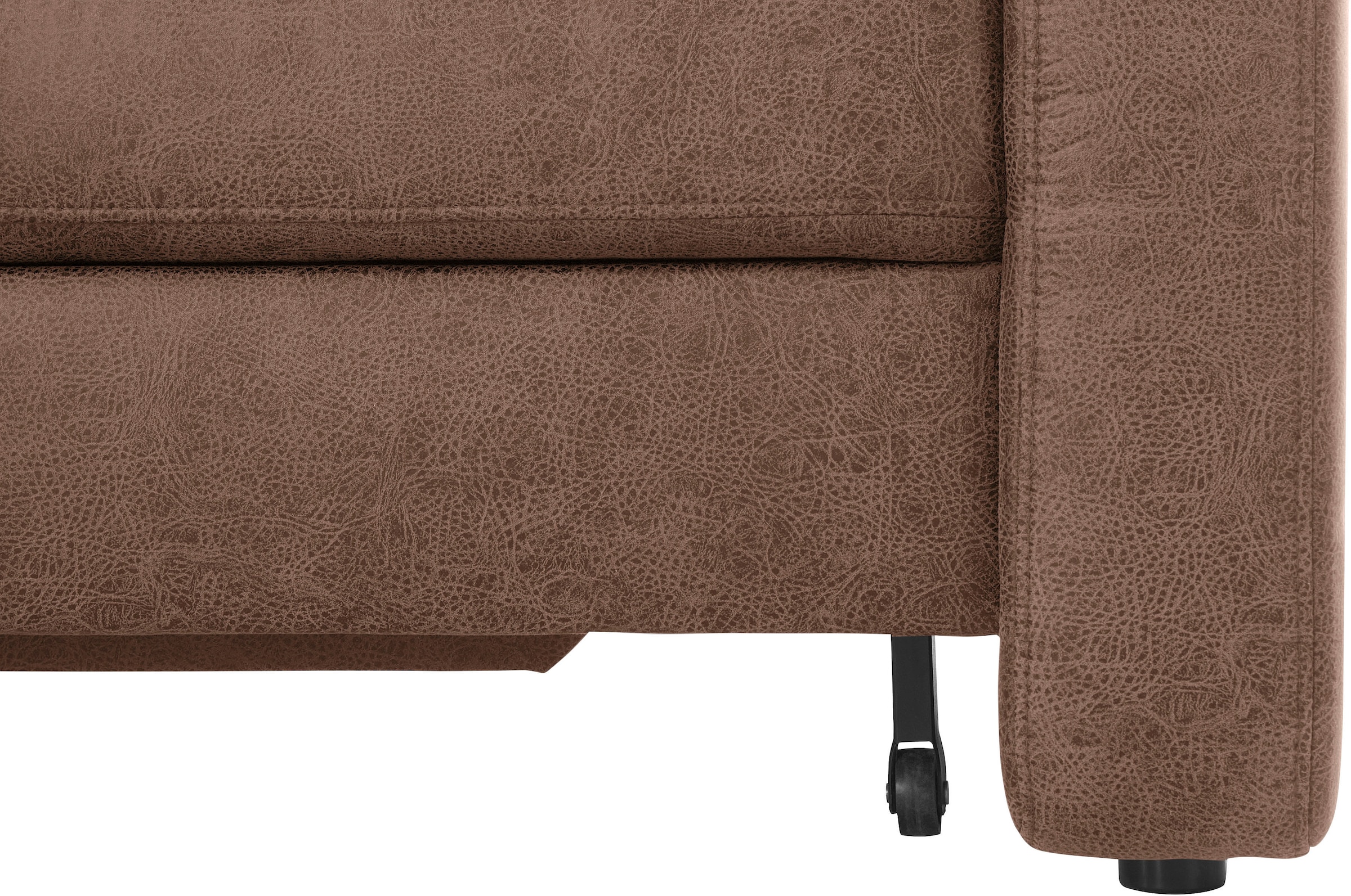 sit&more Ecksofa »Bologna L-Form«, Kopfteilverstellung, wahlweise mit Bettfunktion und Schubkasten
