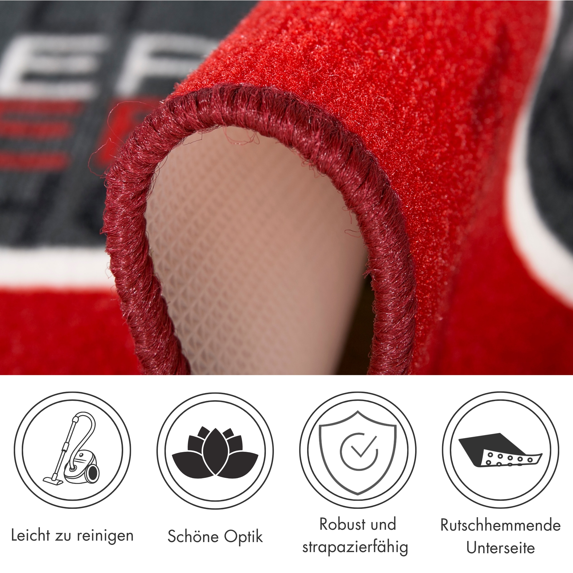 Andiamo Küchenläufer »Hot Pepper« rechteckig 5 mm Höhe Motiv Peperoni/Chili, Küche, waschbar, Kundenliebling