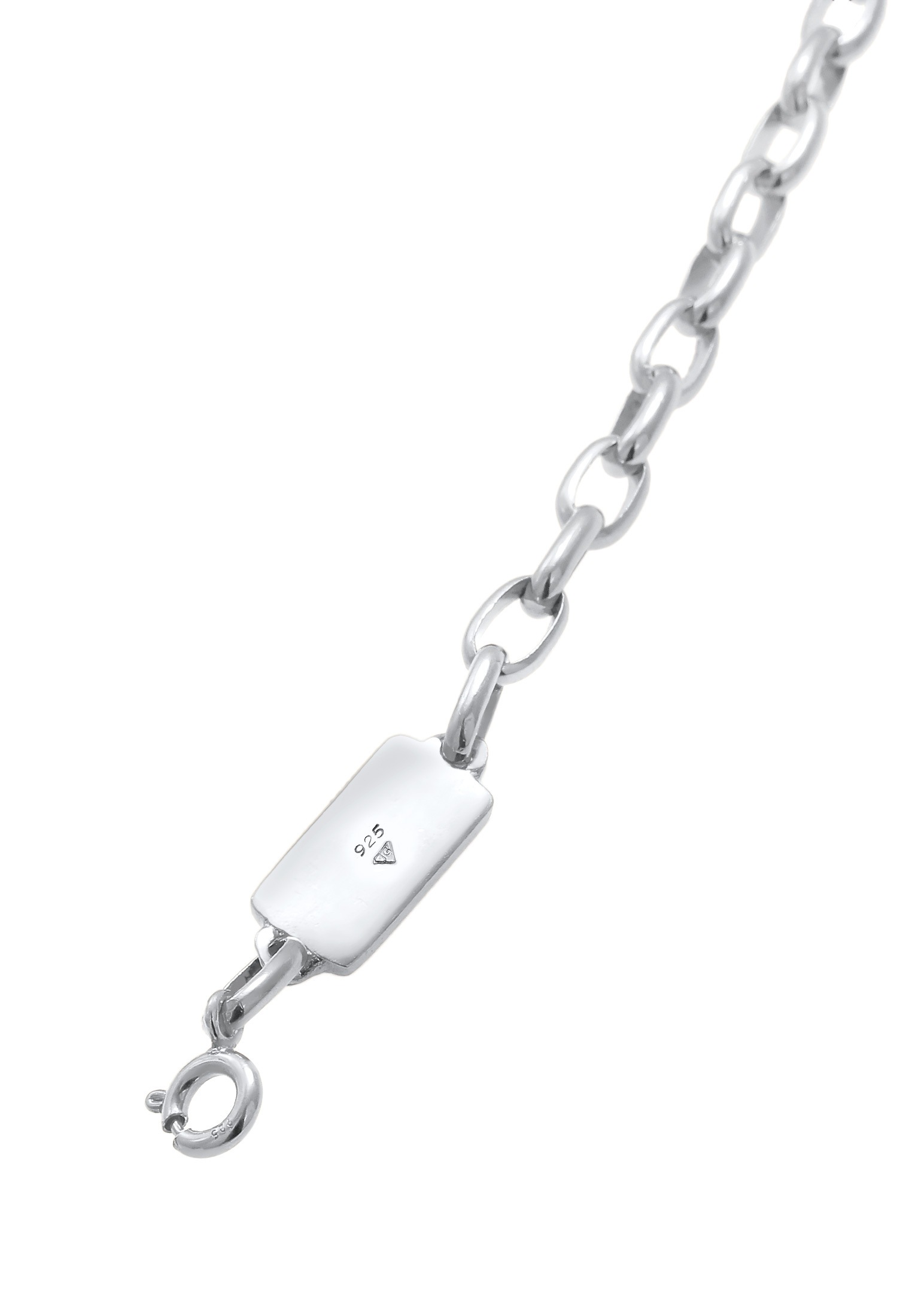 Kuzzoi Armkette »Armband Herren Gliederkette Oval Basic 925 Silber«