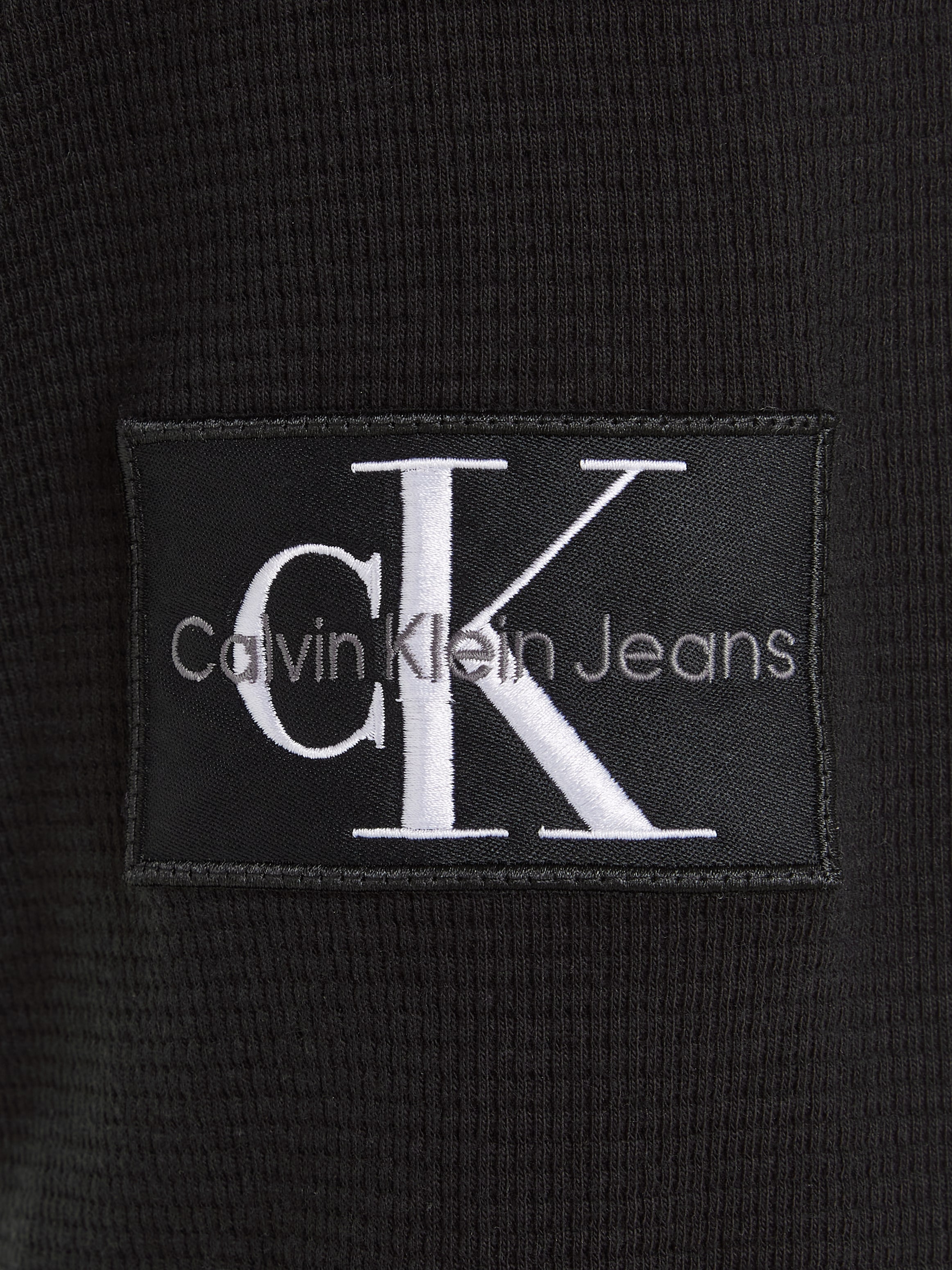 Calvin Klein Jeans Poloshirt »WAFFLE LS BADGE POLO«
