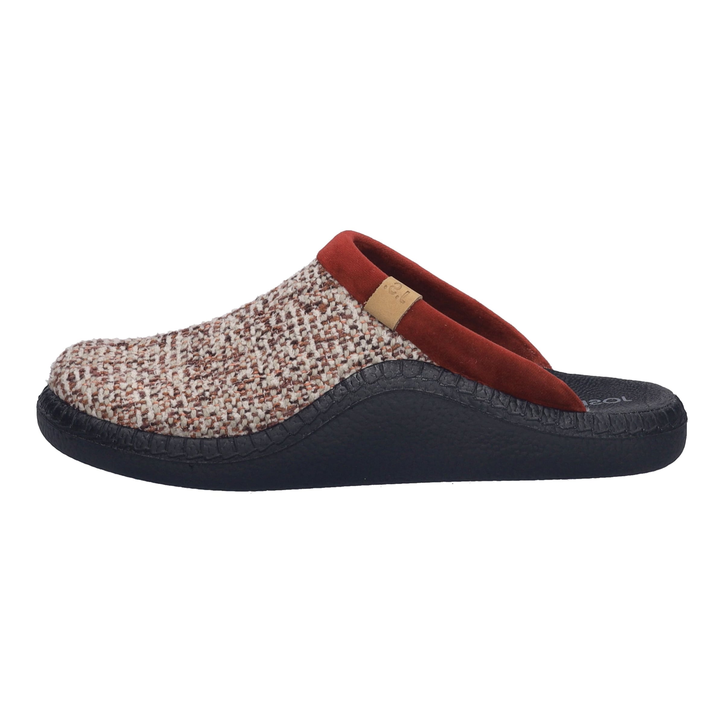 Josef Seibel Hausschuh »Monaco D 01, bordeaux-kombi«