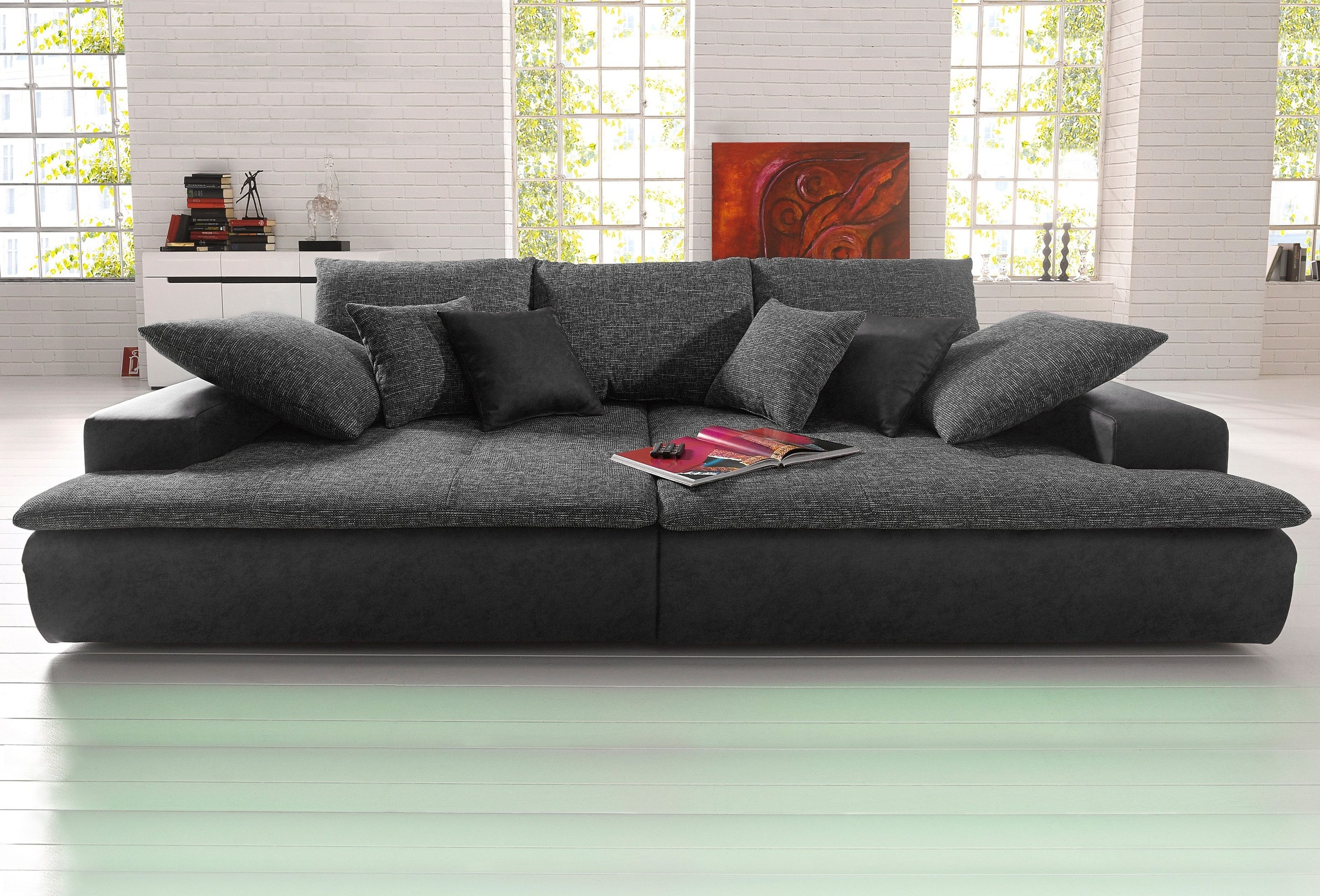 Big Sofa in Grau