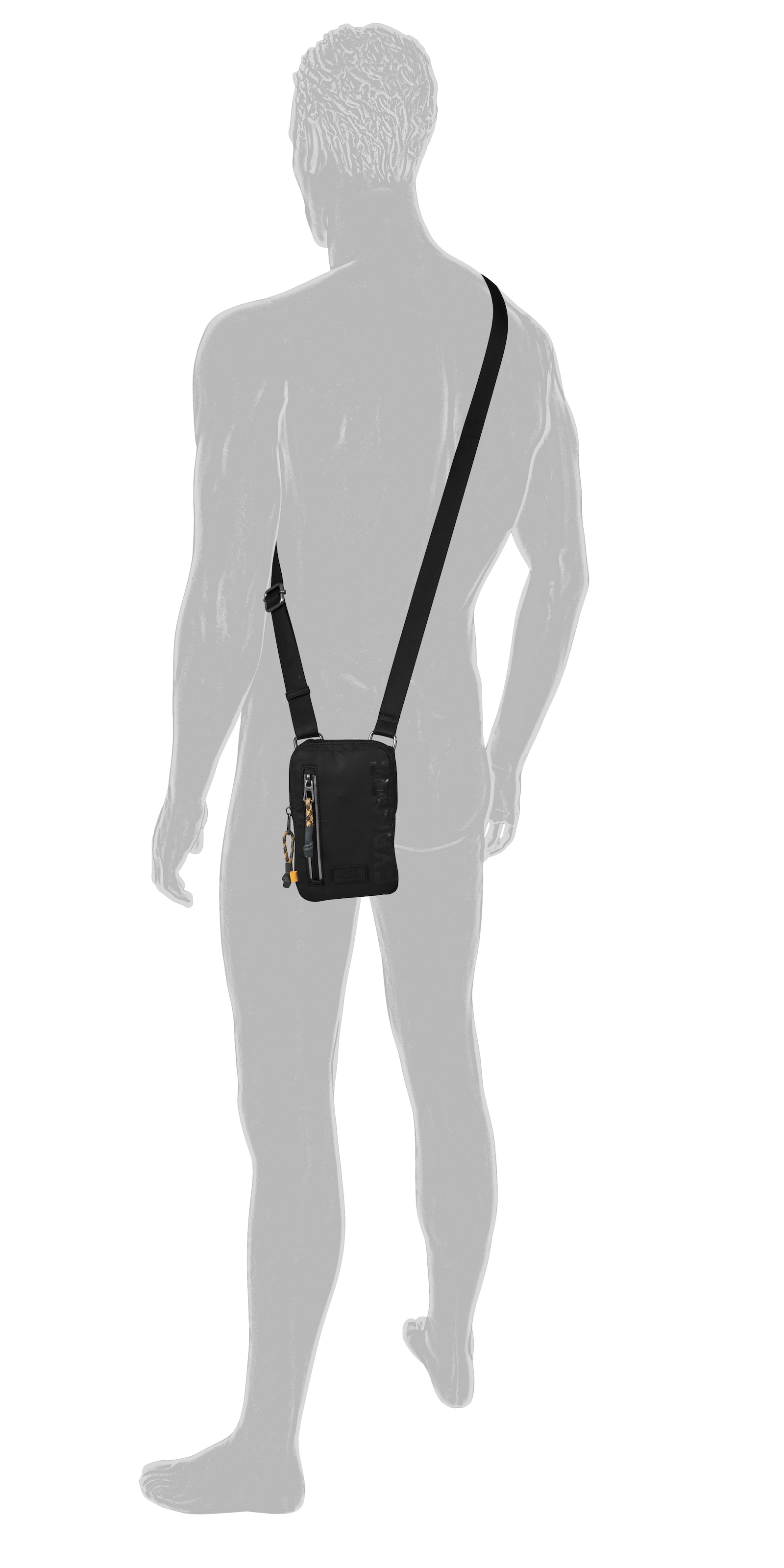 camel active Handytasche »Explore«, wasserabweisendes recyceltes Nylon und reflektierende Reißverschlüsse