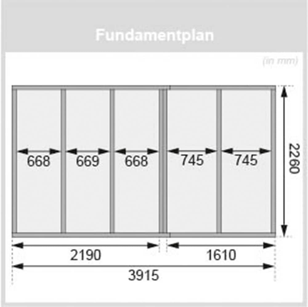 Karibu Saunahaus »»Simon 3« mit moderner Tür, terragrau« Set,  Mit 9 kW Ofen Bio externe Steuerung easy