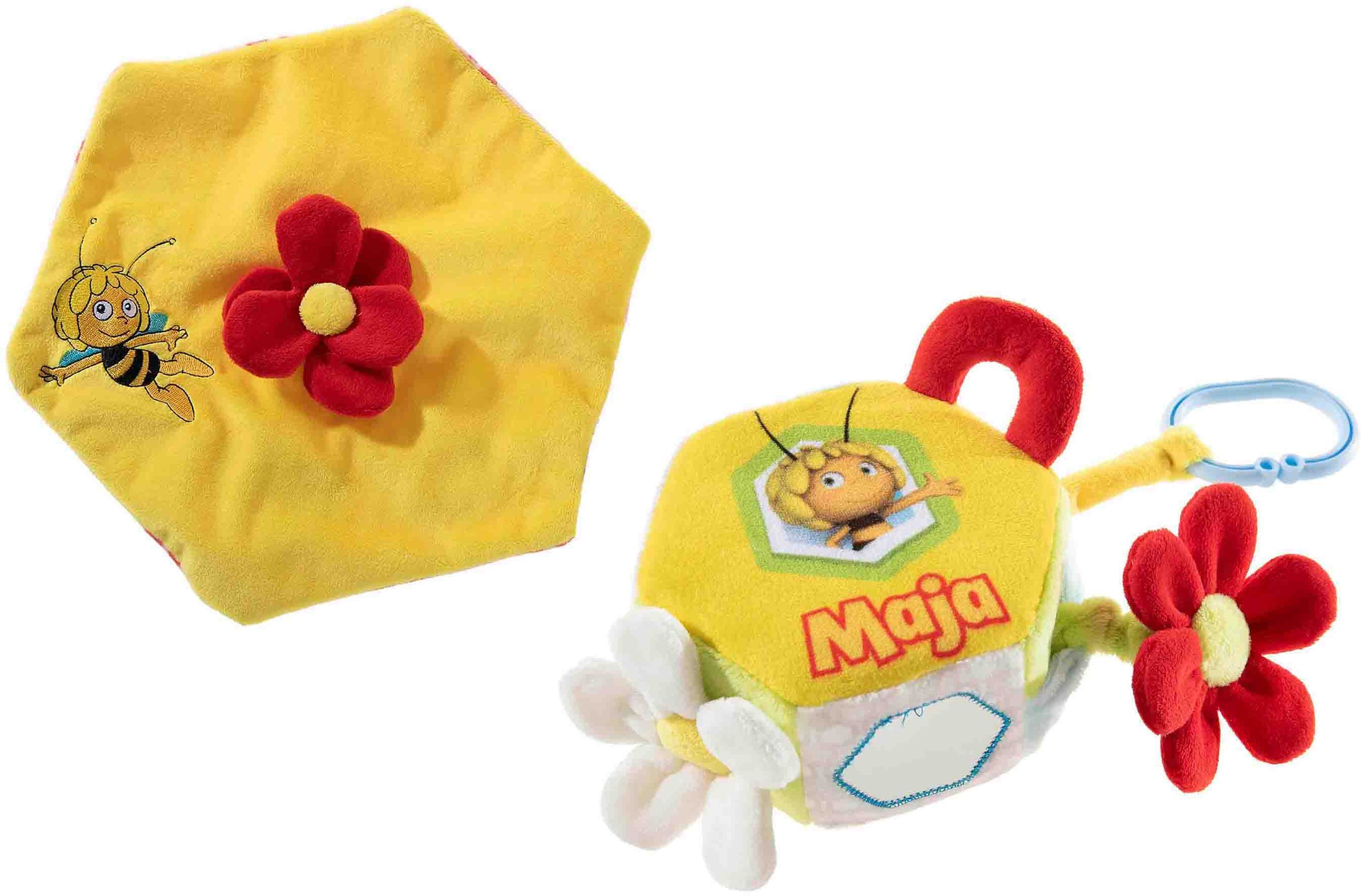 Heunec® Schnuffeltuch »Biene Maja Schnuffeltuch + Spiel-Wabe«, (Set, 2 tlg.)