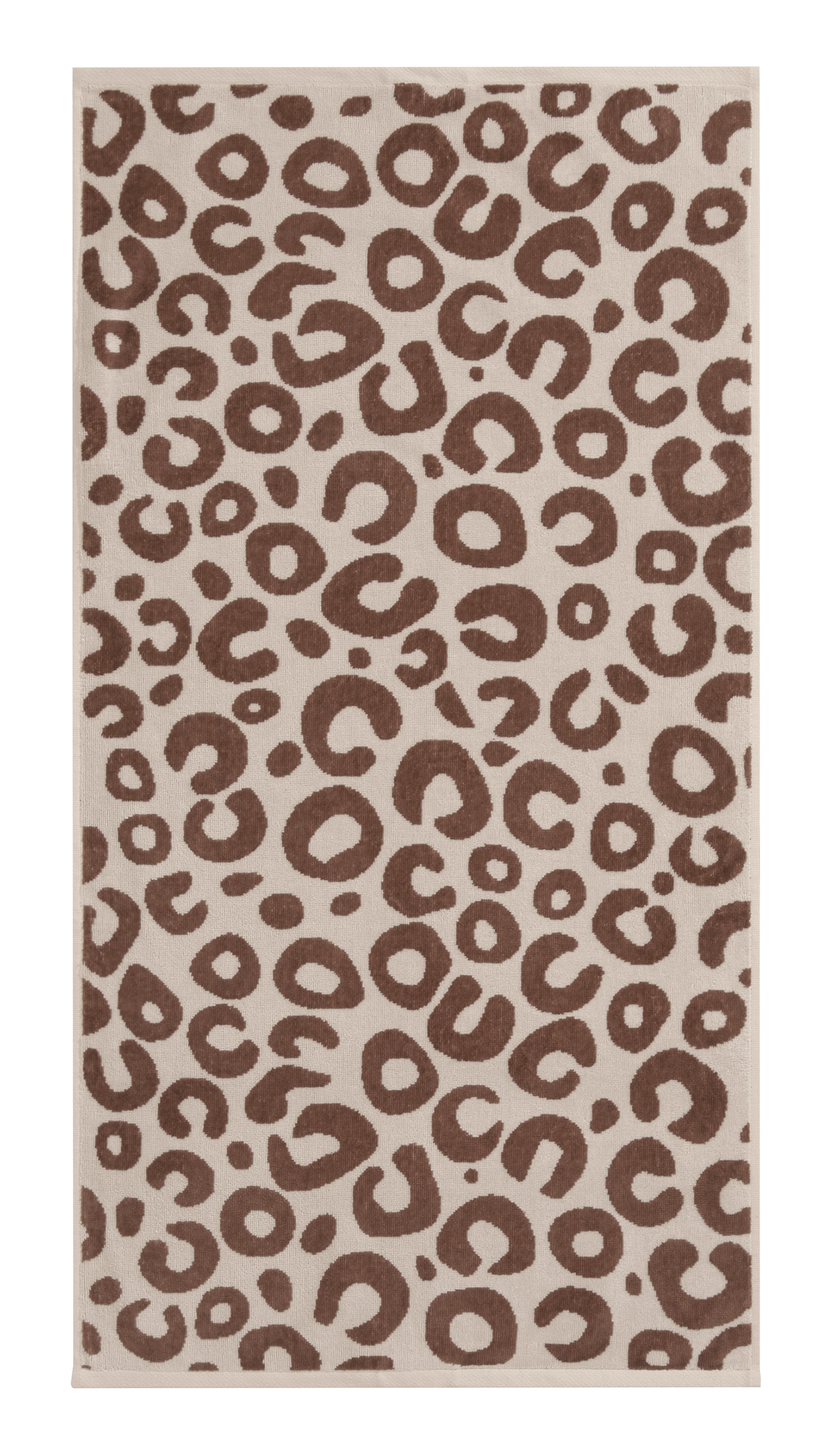 OTTO home Handtuch Set »Anna Leopardenmuster, 4-tlg Handtuch-Set, 50x100cm, 100% Baumwolle« Handtücher, weich, saugstark, modern, Leo, Animal Print