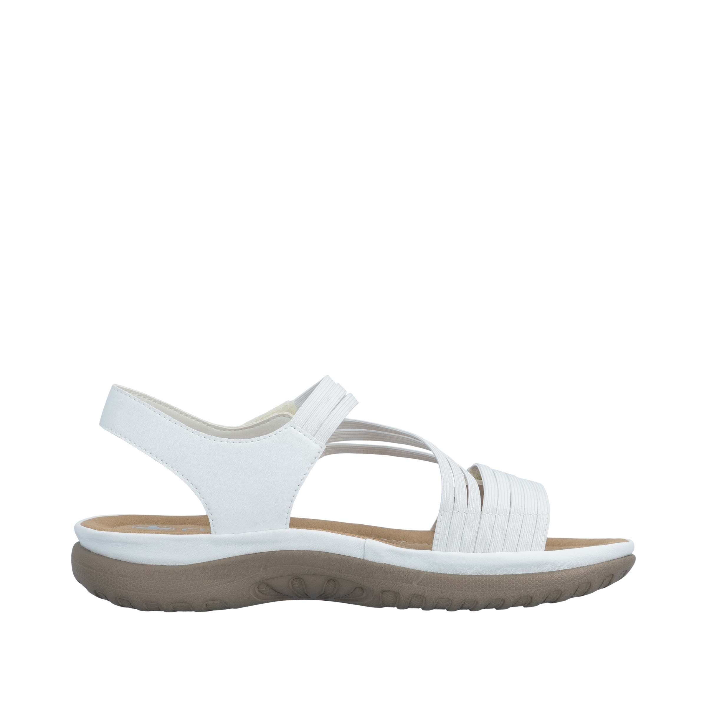 Rieker Riemchensandale  Sommerschuh, Sandalette, Keilabsatz, mit Gummizügen