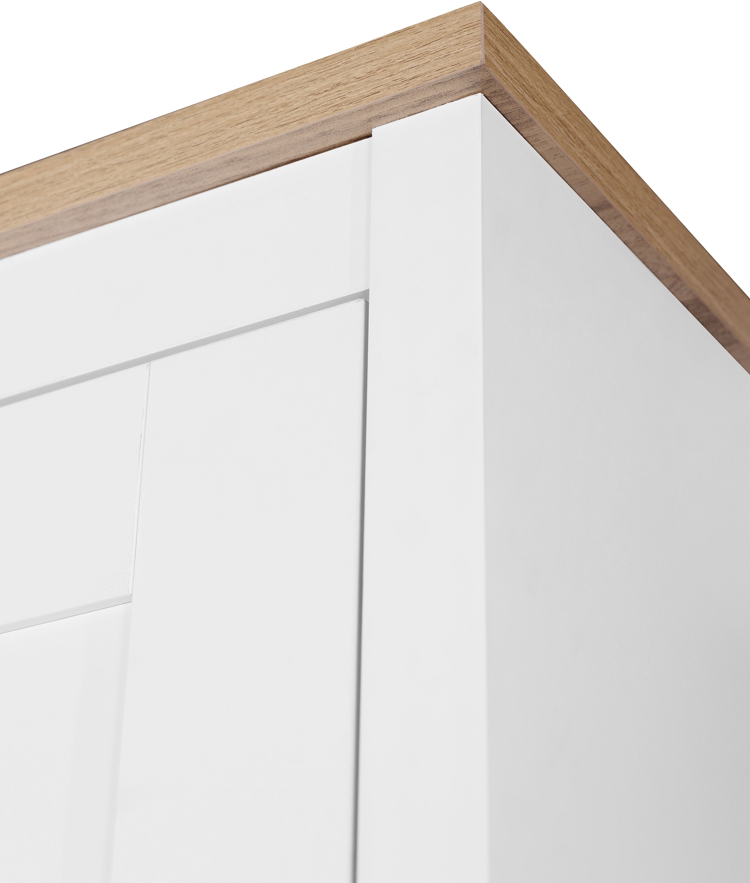 OTTO home Kleiderschrank »Büsum Schlafzimmer Schrank mit 6 Türen« stabile robuste Bauweise mit optimaler Aufteilung  - Breite 3m,  Schlafzimmerschrank Landhaus Design Garderobe Schrank Bestseller