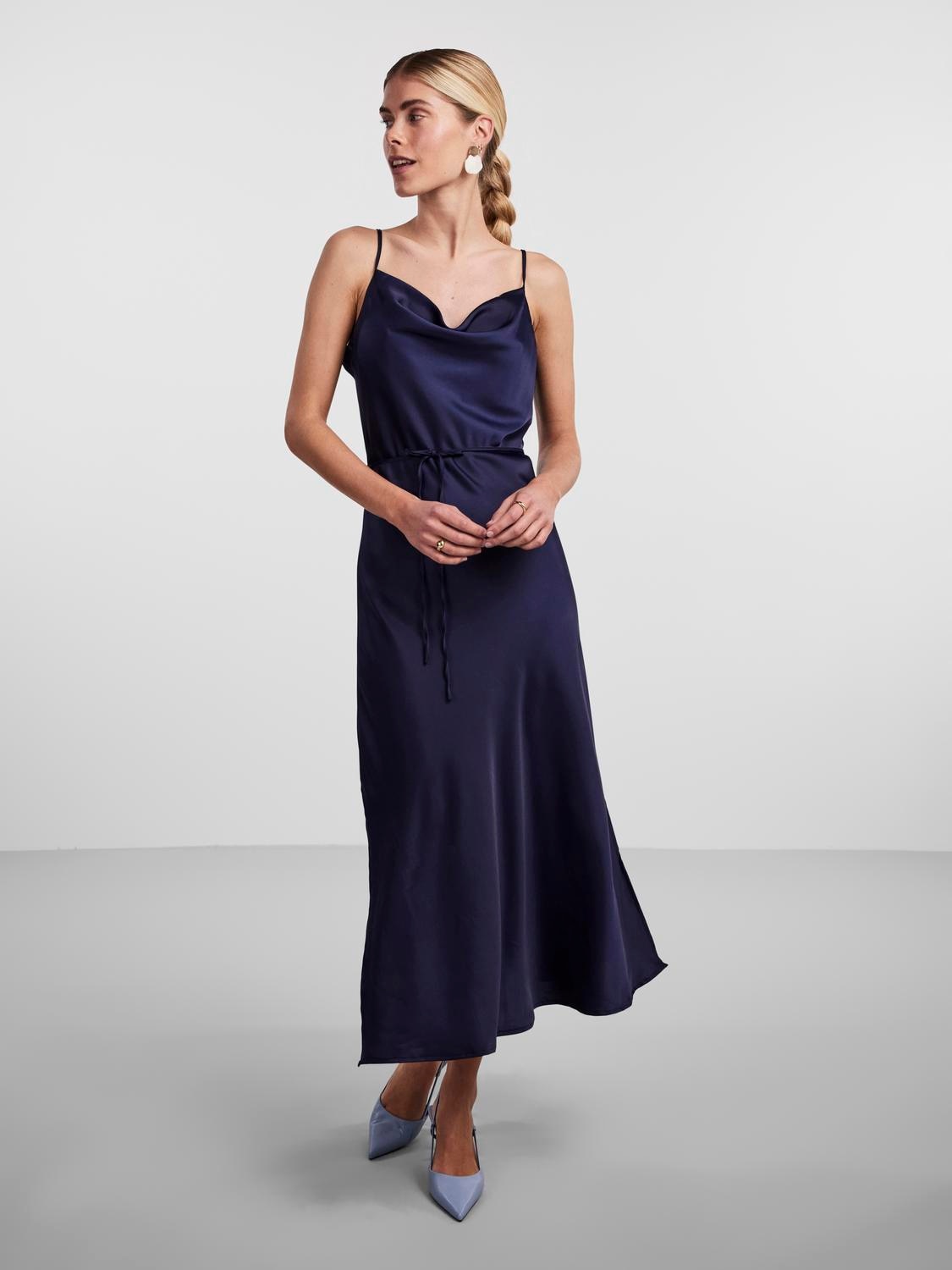 Y.A.S Spaghettikleid »YASTHEA STRAP LONG DRESS S. NOOS«