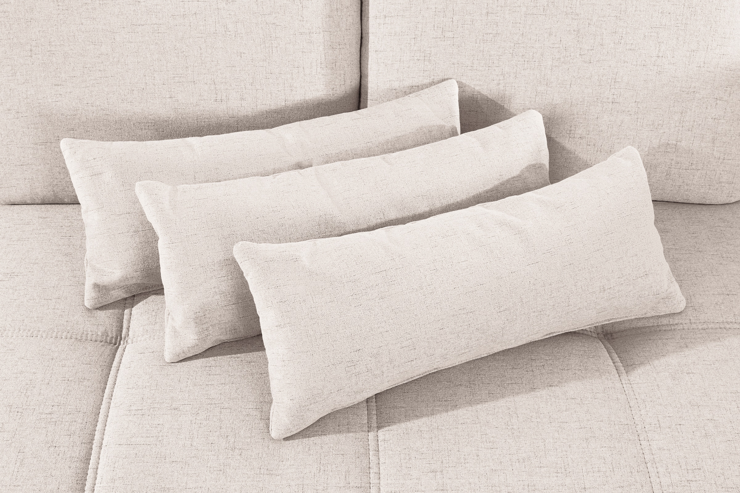 PLACES OF STYLE Wohnlandschaft »Costello U-Form, B: 363 cm mit Sitztiefen-, Armteilverstellung &« 3 Nierenkissen, optional Bettfunktion & Bettkasten