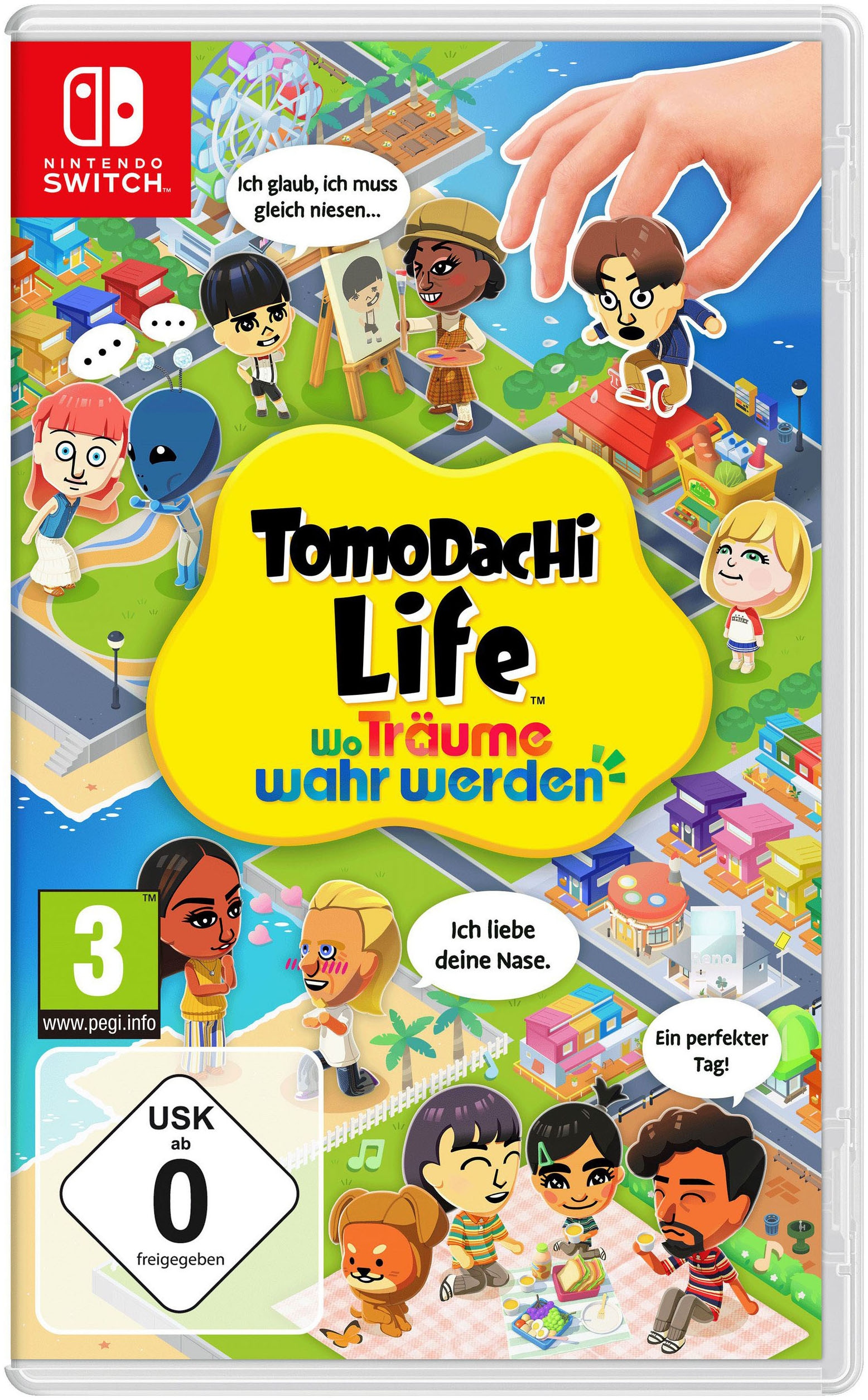 Nintendo Switch Spielekonsole »Switch Neon-Rot/Neon-Blau inkl. Tomodachi Life« Switch Neon-Rot/Neon-Blau inkl.Tomodachi Life: Wo Träume wahr werden