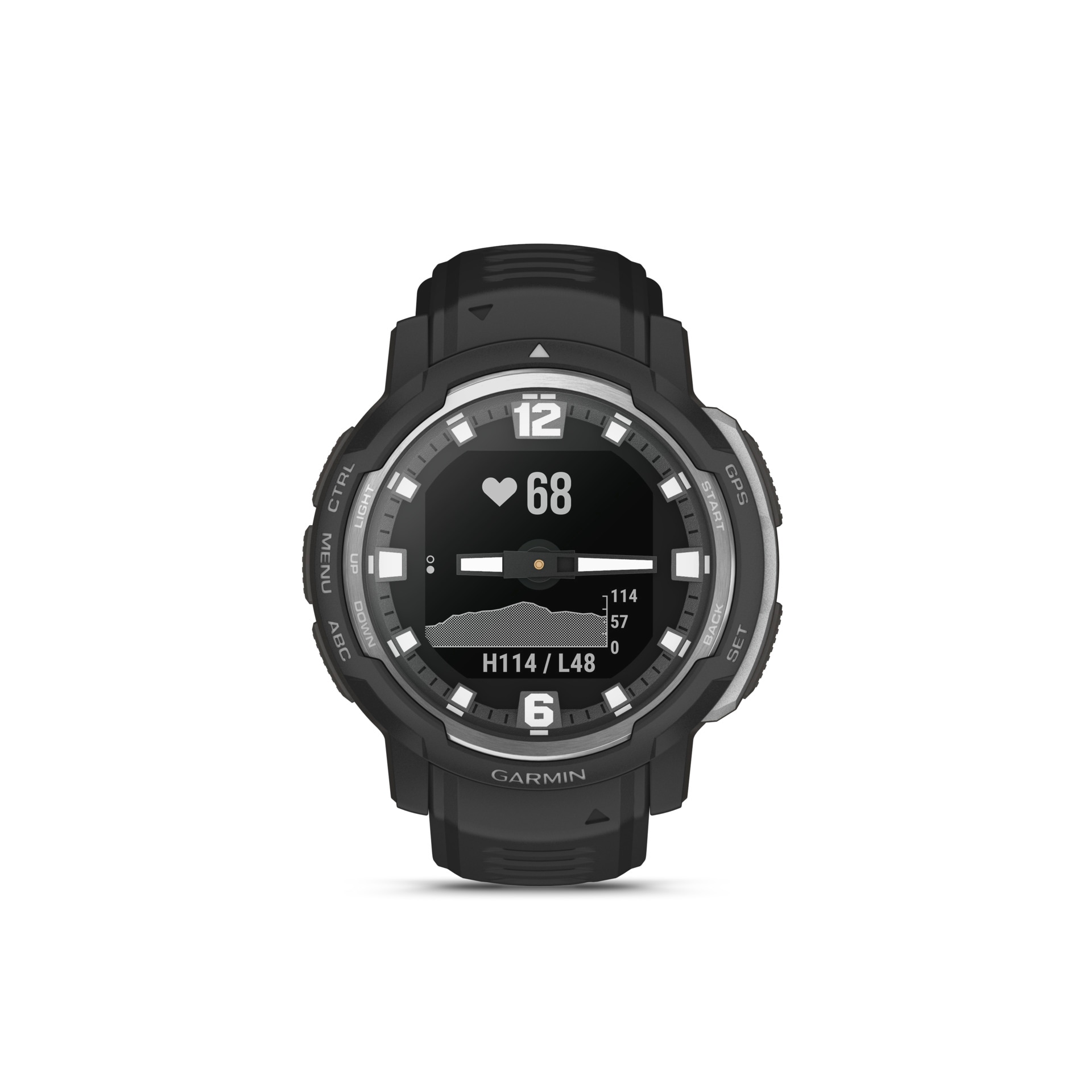 Garmin Smartwatch »INSTINCT CROSSOVER«, (2,3 cm / 0,9 Zoll), 0,064 GB,)