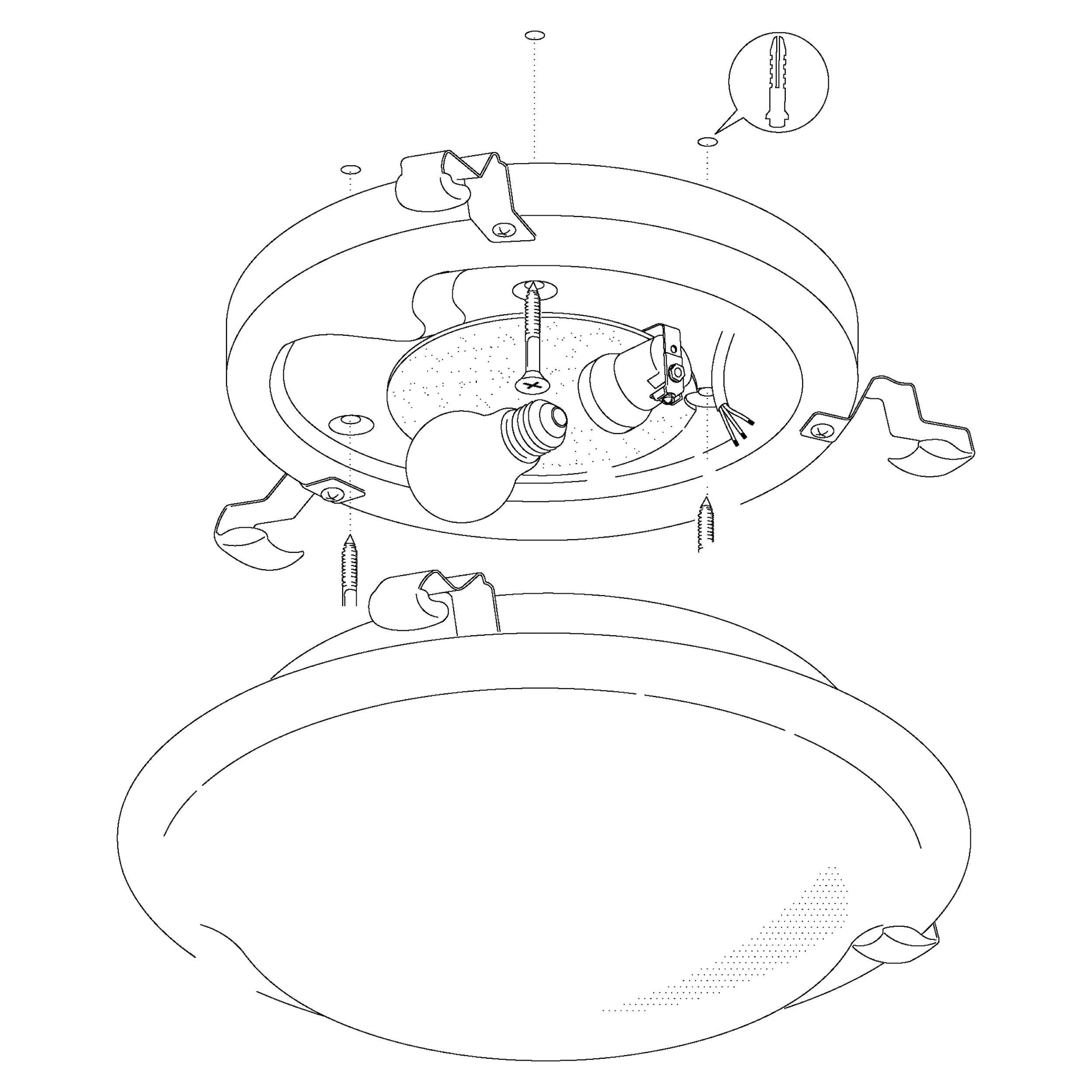 EGLO LED Deckenleuchte »SALOME Deckenlampe, Wohnzimmerlampe, Beleuchtung« E27 1 Stk. Deckenleuchte klassisch, aus Metall und Alabaster-Glas, E27, Ø 30 cm
