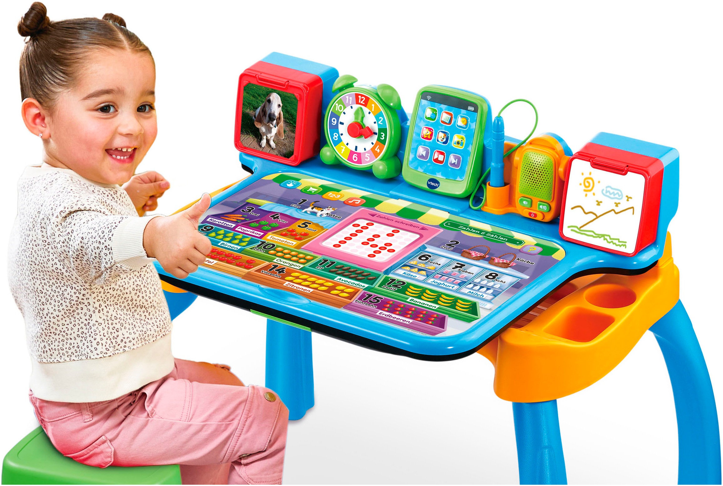 Vtech® Spieltisch »6-in-1 Magischer Schreibtisch«, mit Licht und Sound