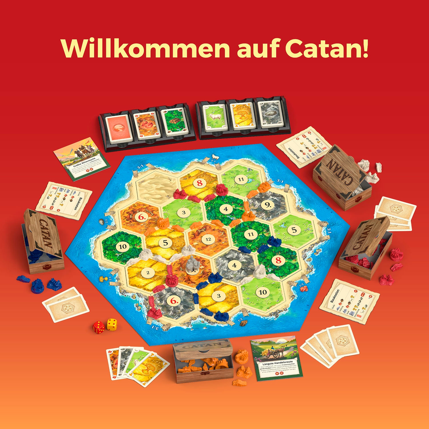 Kosmos Spiel »CATAN Das Spiel«, Made in Germany