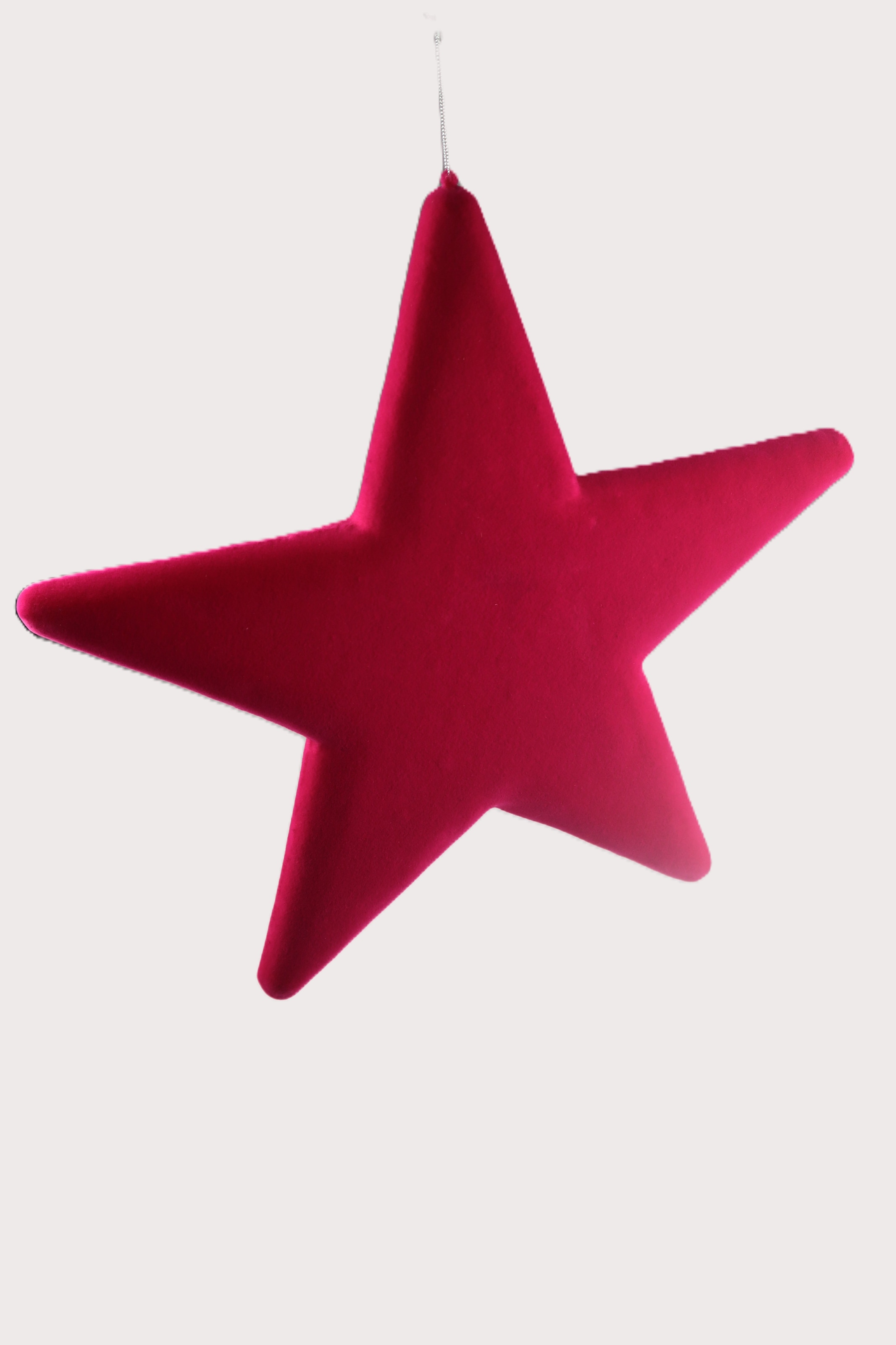 AM Design Dekostern »mit Flock, Kunststoff, 50 cm Höhe« für klassische Weihnachtsstimmung und elegante Festlichkeit