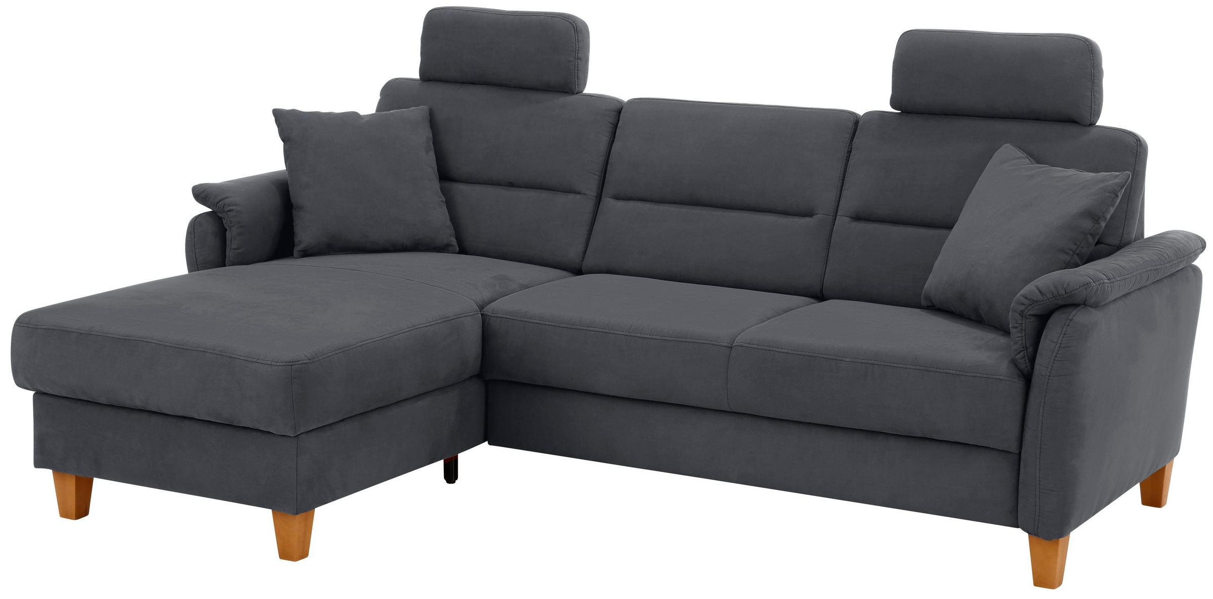 Home affaire Ecksofa »Palmera L-Form, B: 244 cm - OTTO. Verlässliche Qualität.« optional Bettfunktion & Bettkasten, Federkern