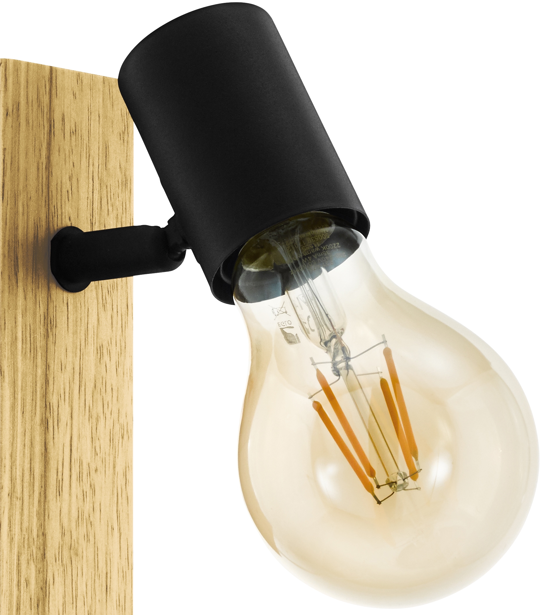 EGLO Deckenspot »TOWNSHEND 3« E27 Spot, Wohnzimmerlampe, Flur, L16,5 x B5 cm, 1X10W exkl.