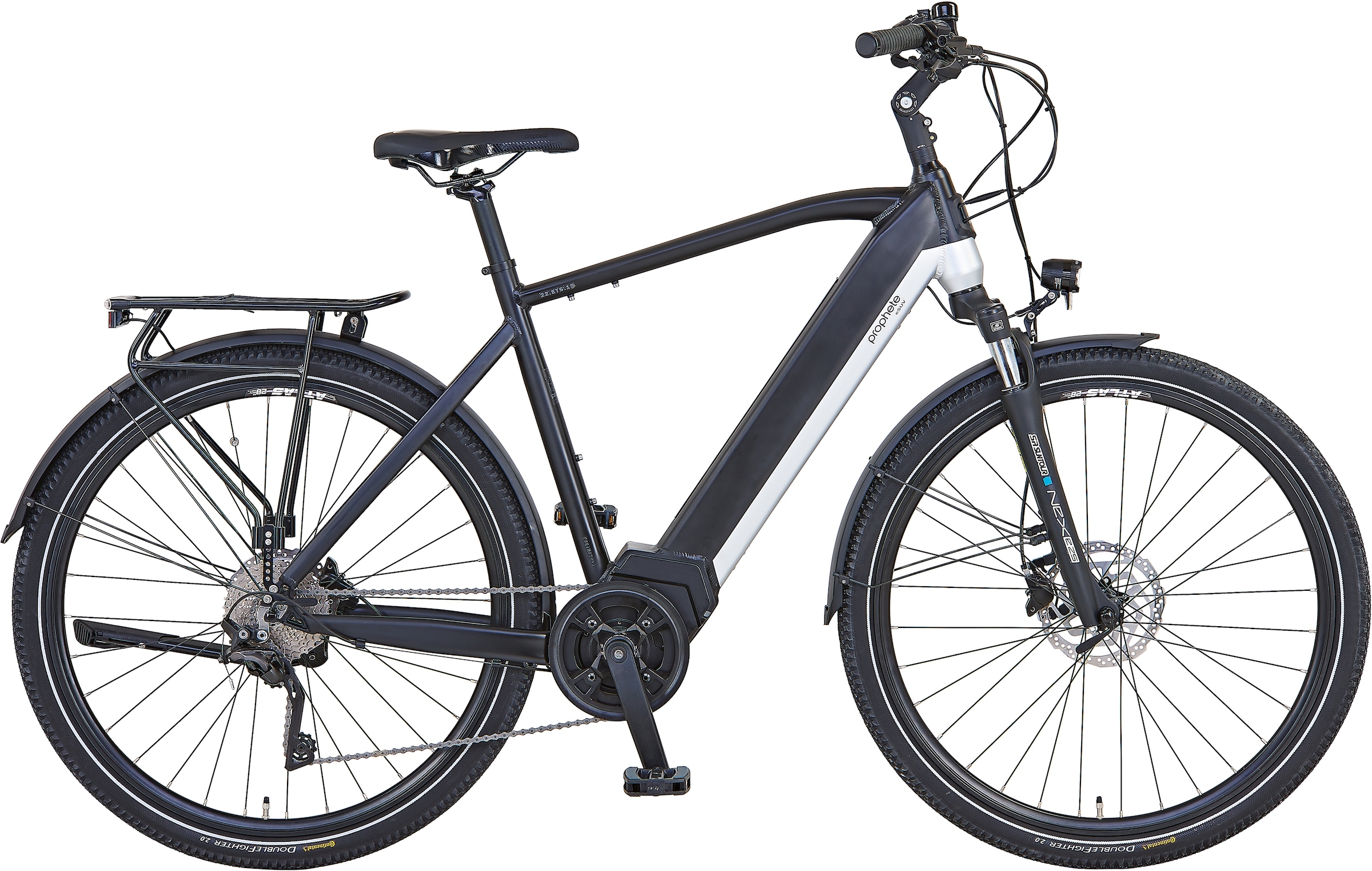 Prophete E-Bike »eSUV 22.ETS.15«, 10 Gang, Shimano, Deore Xt, Mittelmotor 250 W, Pedelec, Elektrofahrrad für Damen u. Herren