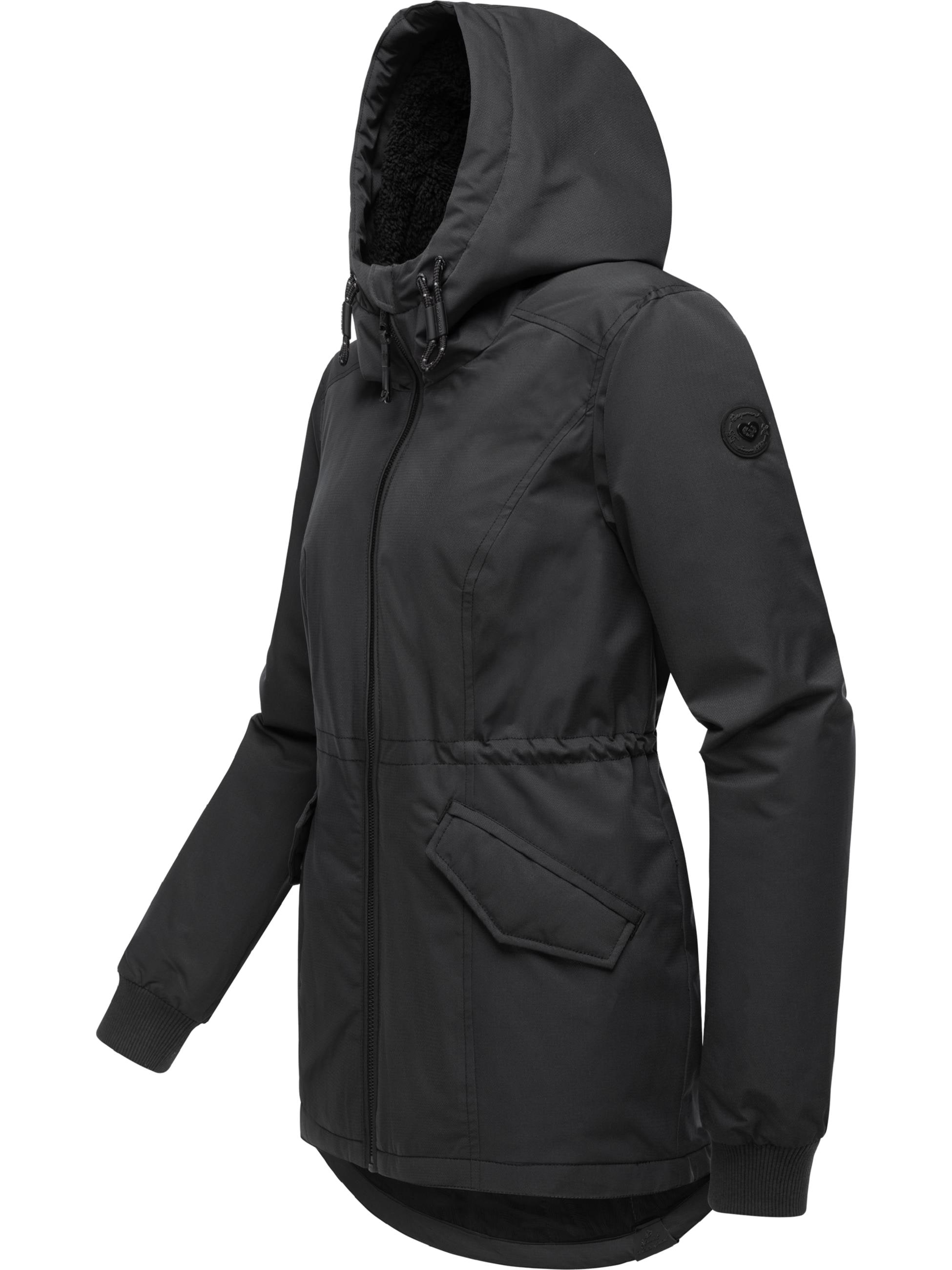 Ragwear Winterjacke »Winterjacke Dowey Warm Rain«, mit Kapuze, Wasserdichte Damen Jacke für den Winter