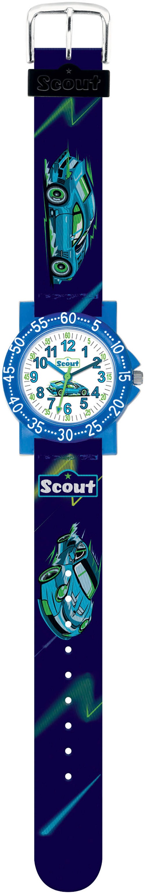Scout Quarzuhr »The It-Collection«, Armbanduhr, Kinderuhr, Lernuhr, Geschenkidee, Schulanfang, Auto