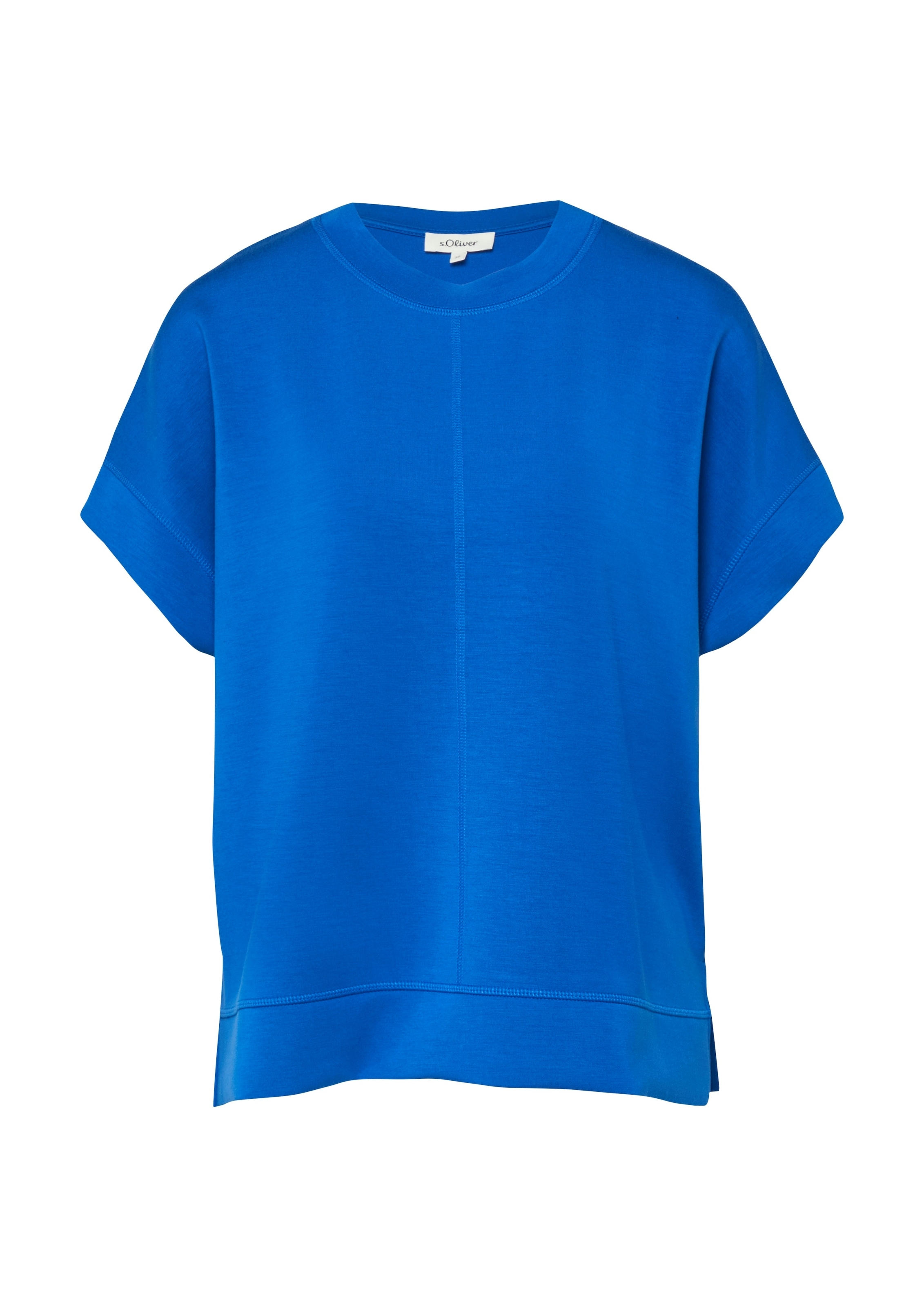 s.Oliver Sweater , Halbarm-Sweater mit Stretch
