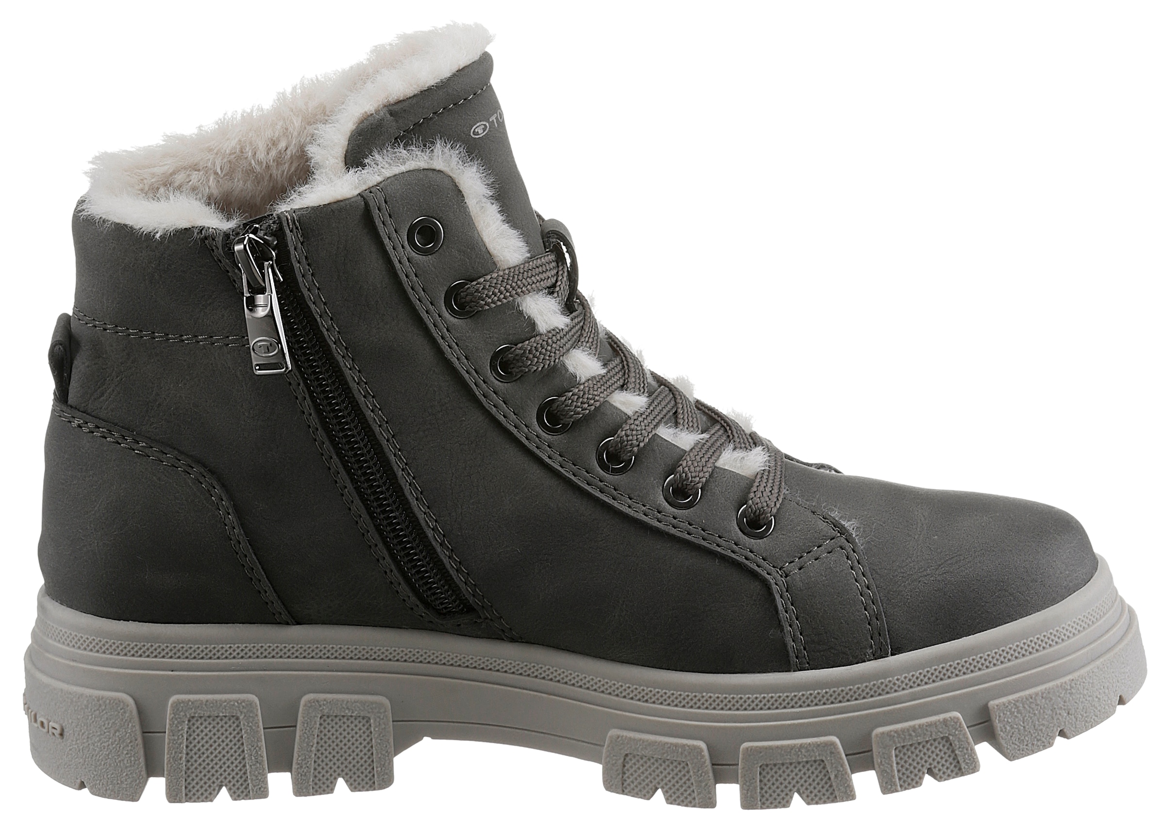 TOM TAILOR Winterboots  Plateauboots, Winterboots mit Zierreißverschluss