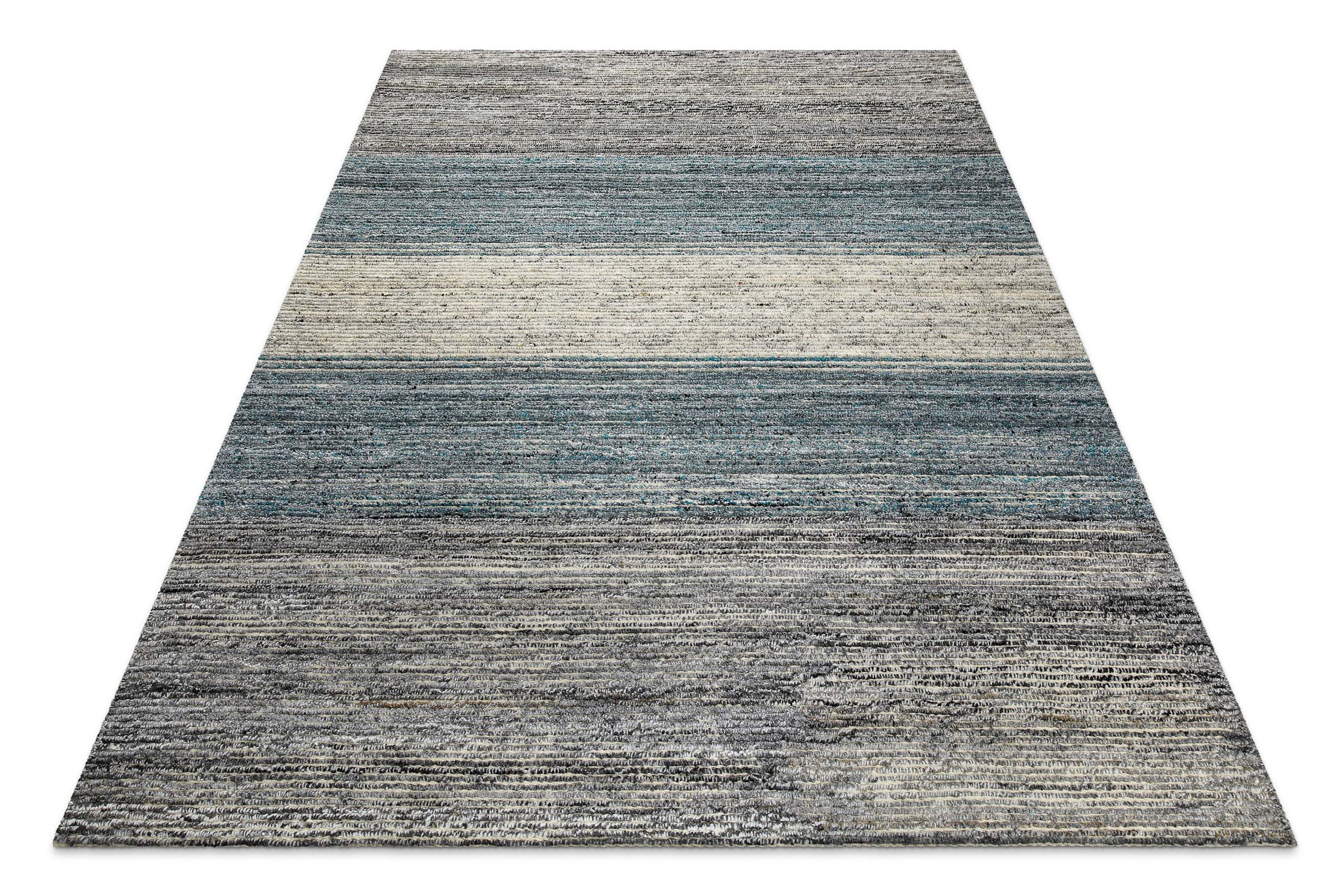 Wecon home Teppich »Hamptons TWENTYFOUR«, rechteckig, 10 mm Höhe, Läufer, Kurzflor, Wohnzimmer, Schlafzimmer, elegant, robust, Streifen