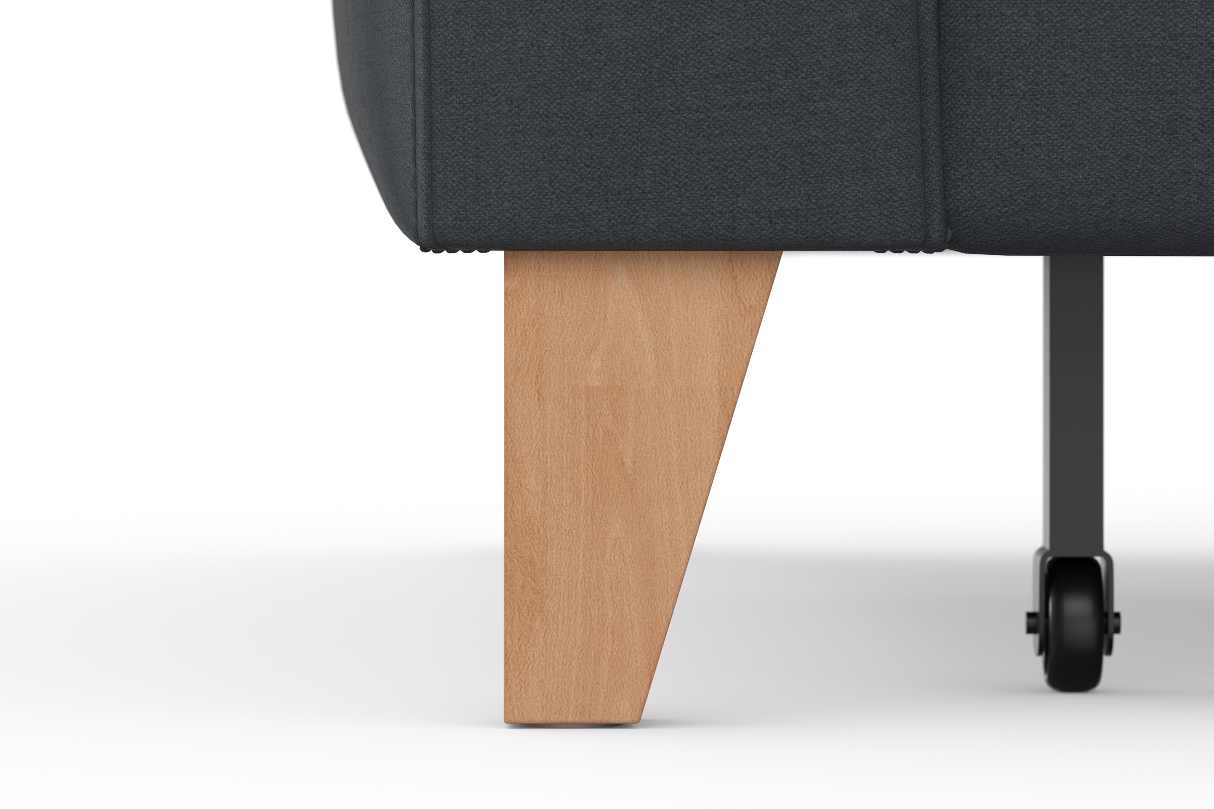 sit&more Ecksofa »Visby L-Form«, Wahlweise mit Bettfunktion und Bettkasten, frei im Raum stellbar