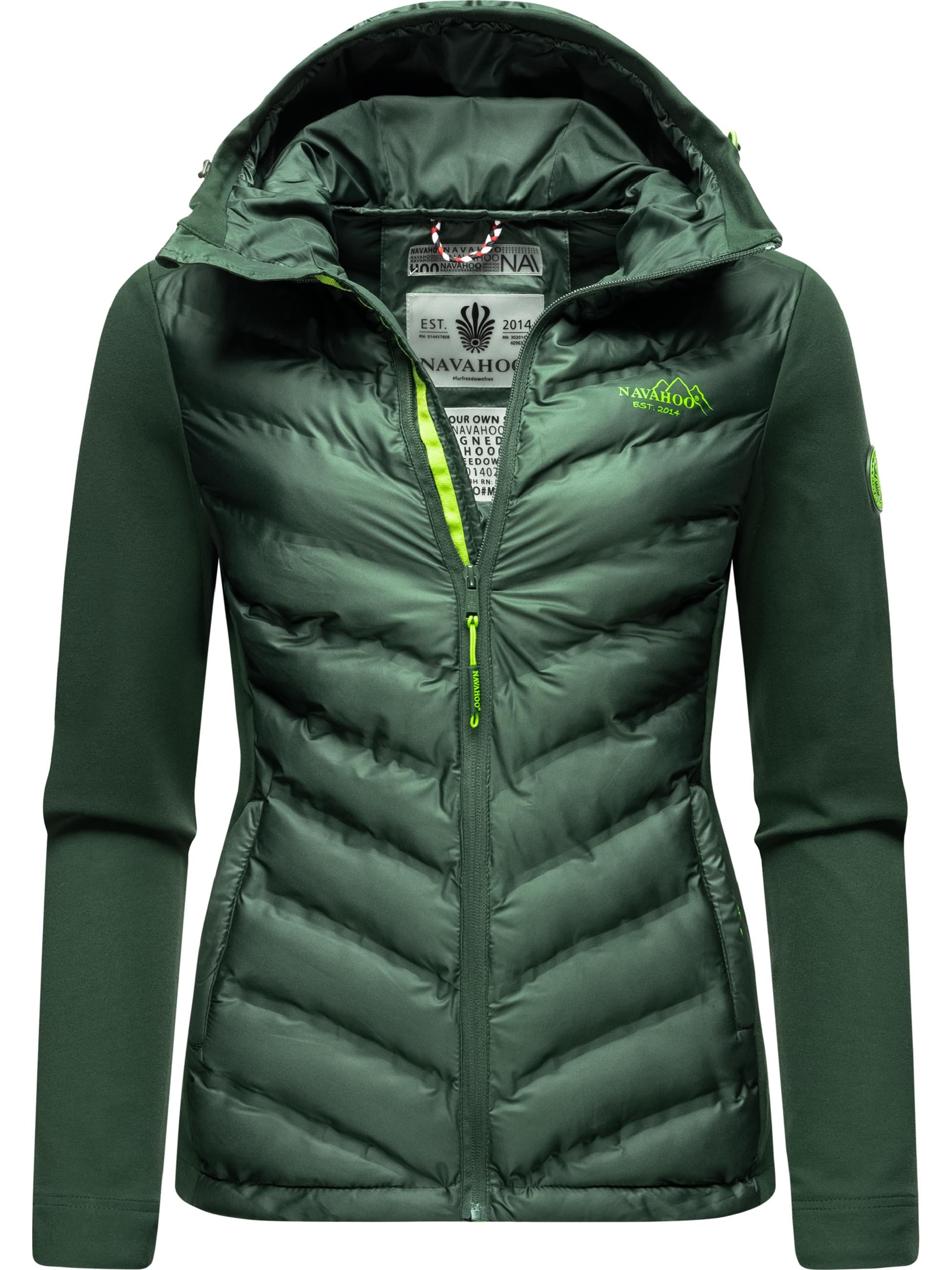 Navahoo Outdoorjacke »Übergangsjacke Nimm Mich Mit«, mit Kapuze