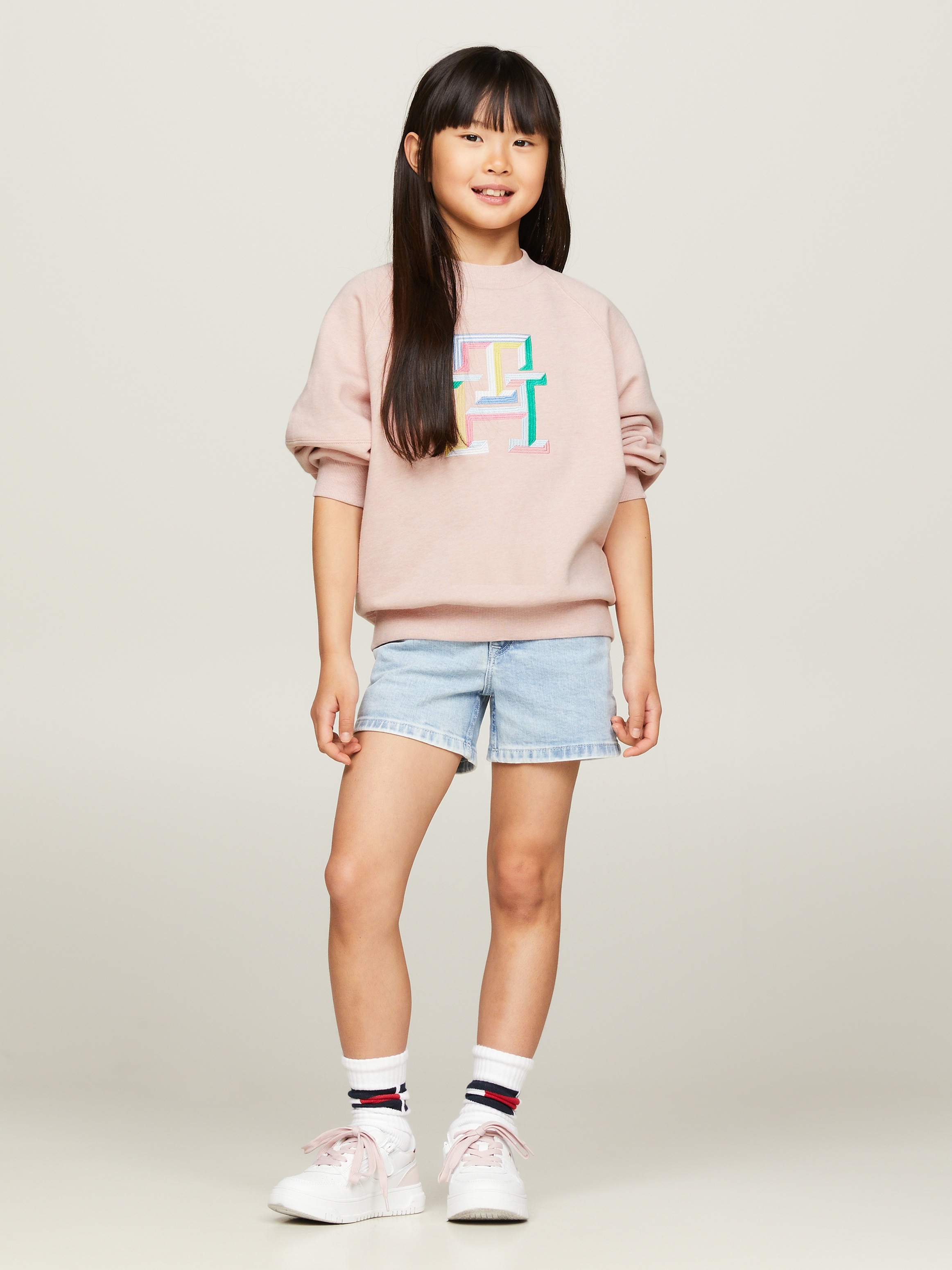 Tommy Hilfiger Sweatshirt »MULTI COLOR MONOGRAM SWEATSHIRT«, Kinder bis 16 Jahre