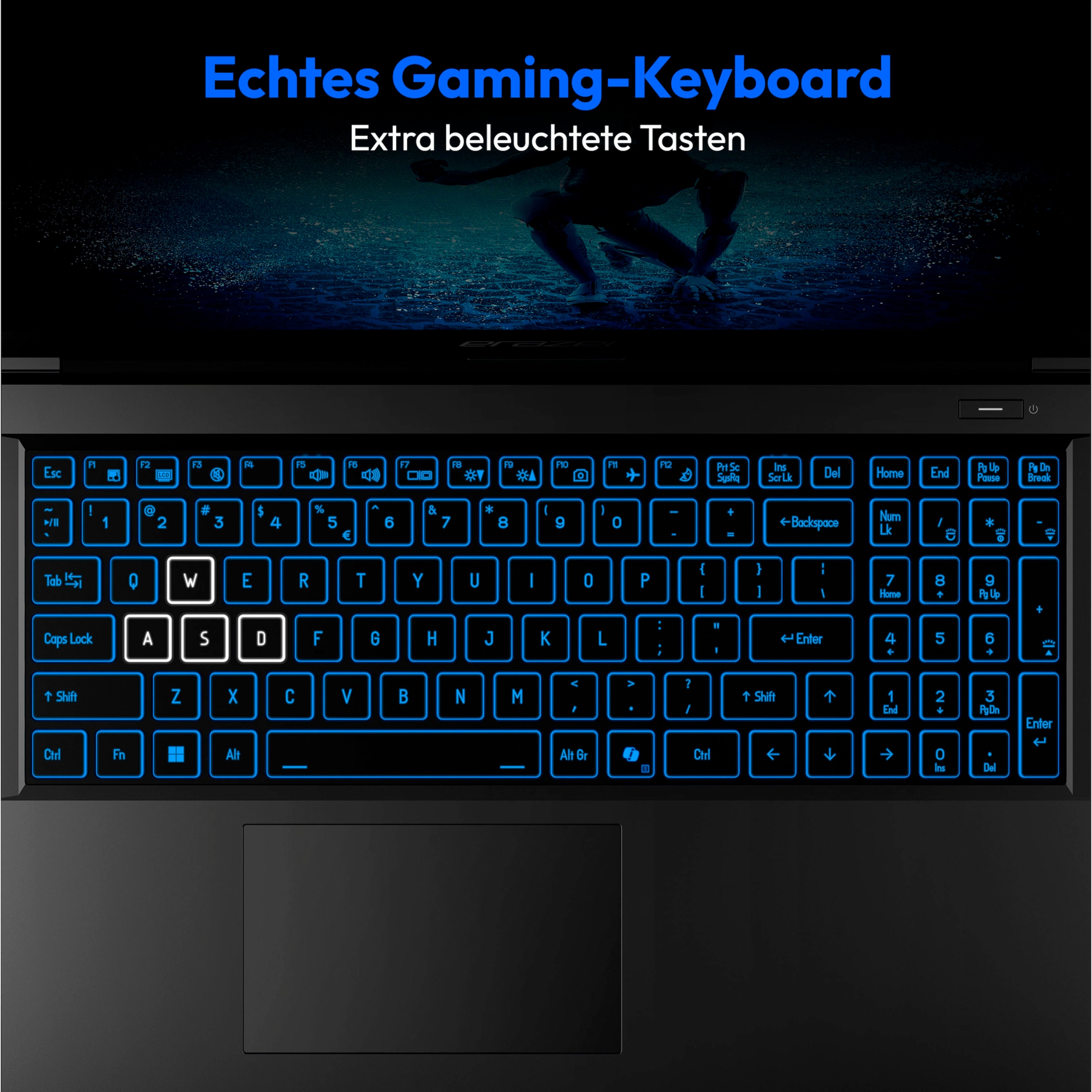 Medion® Gaming-Notebook »ERAZER Deputy P60i (MD62688)«, 39,6 cm, / 15,6 Zoll, Intel, Core i7, GeForce RTX 4060, 1000 GB SSD