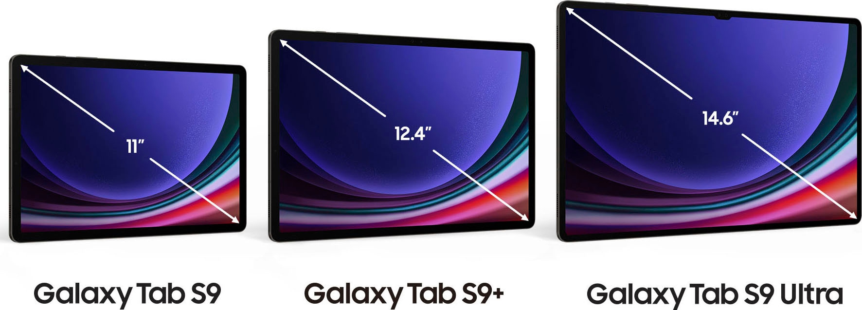 Samsung Tablet »Galaxy Tab S9 WiFi« (27,81 cm / 11 ″) Android 128 GB WQXGA AI-Funktionen)
