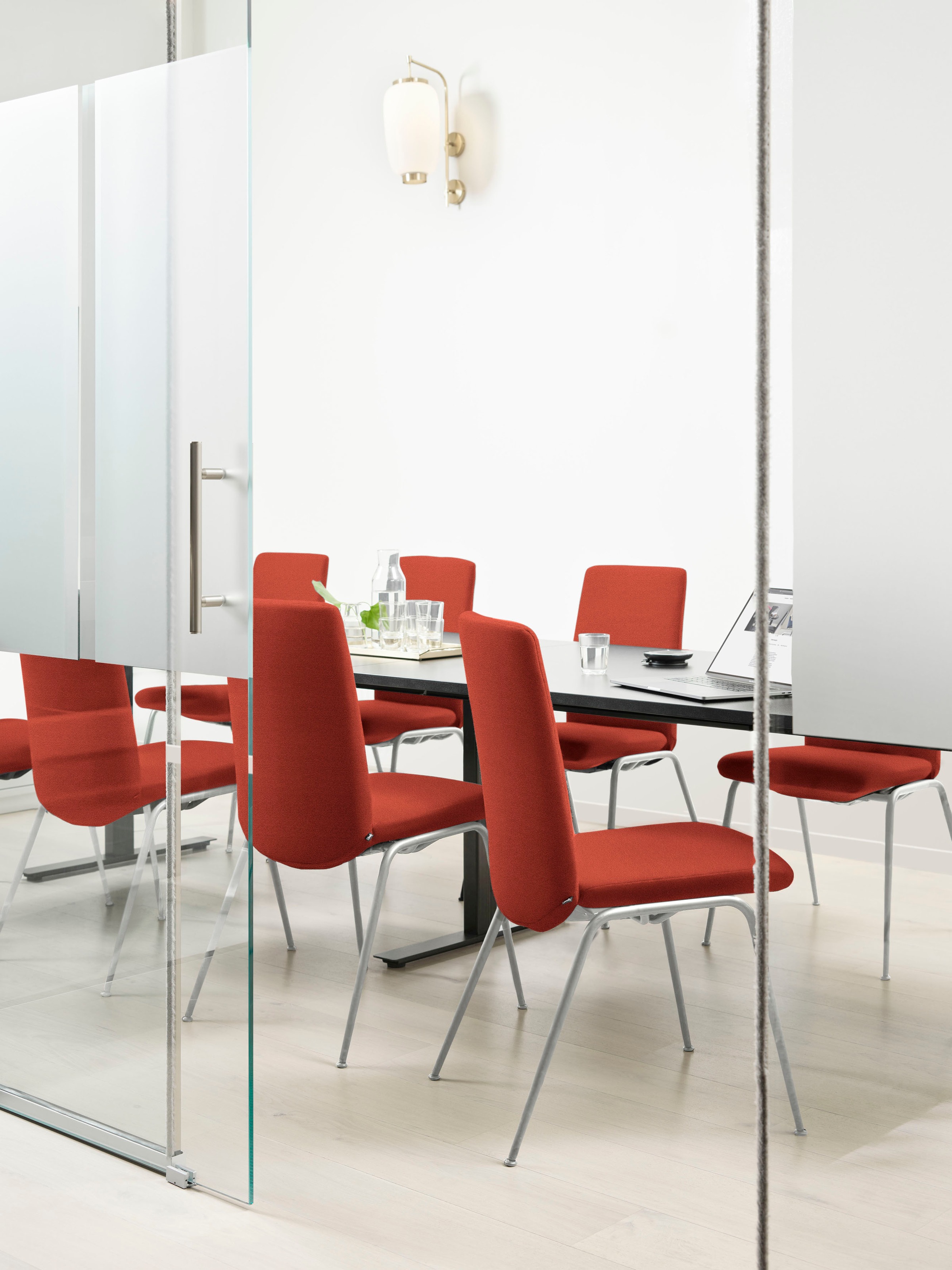 Stressless® Polsterstuhl »Laurel«, ROHLEDER Stoff Q2 FARON, Low Back, Größe L, mit Beinen aus Stahl in Chrom glänzend
