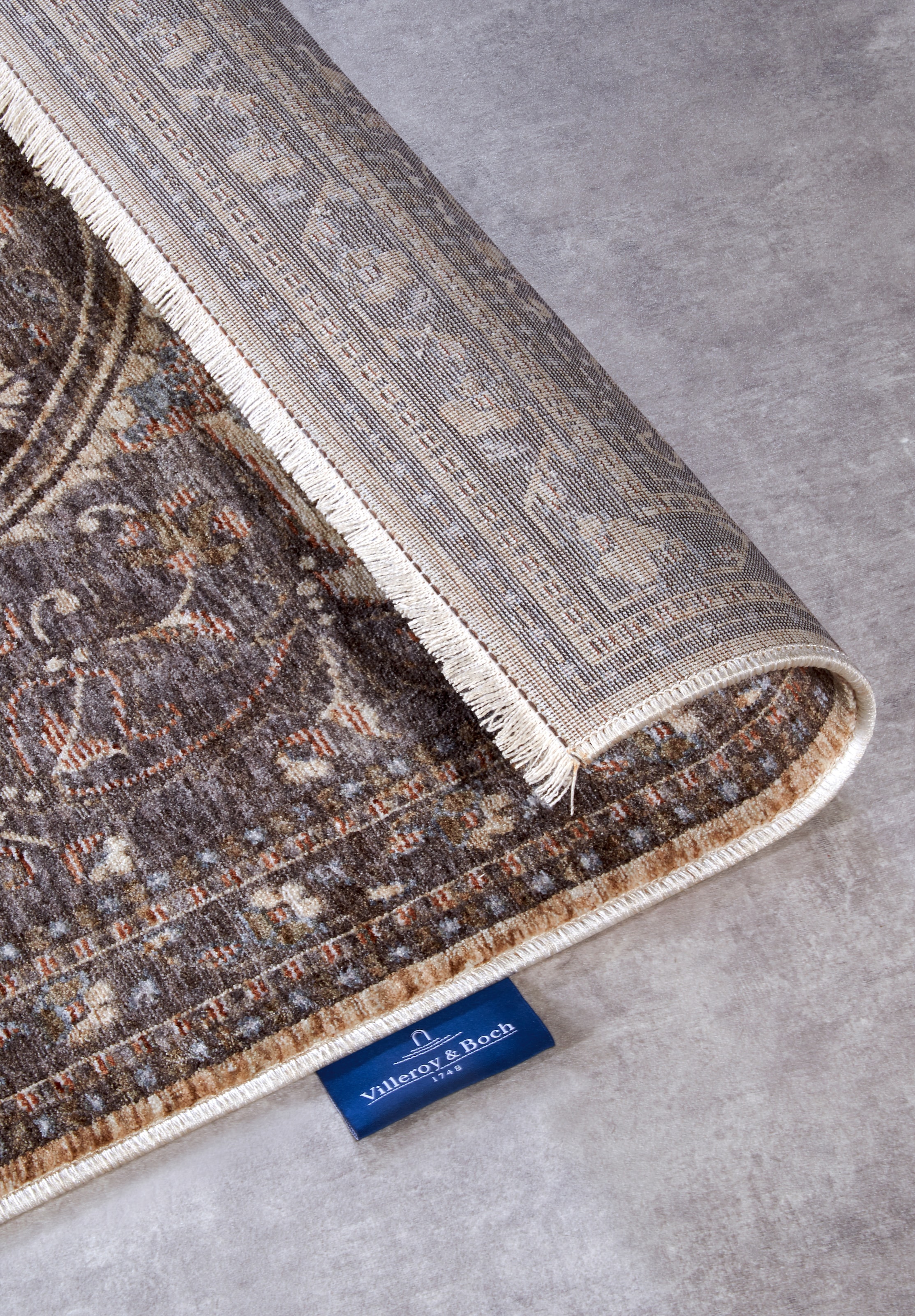 Villeroy & Boch Teppich »Renata«, rechteckig, 7 mm Höhe, Läufer, Orientalisch, Fransen, Wohnzimmer, Schlafzimmer, Vintage