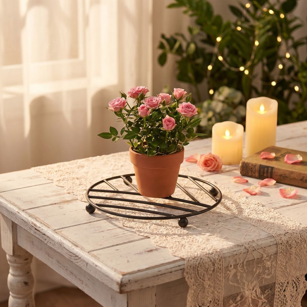 Ambiente Haus Blumentopfuntersetzer »Untersetzer in schwarz (D) 20cm« für Blumen, Töpfe und Pfannen