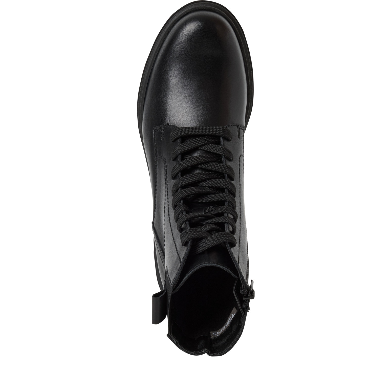 Tamaris Schnürstiefelette  , Blockabsatz, Schnürboots mit modischen Ziernähten