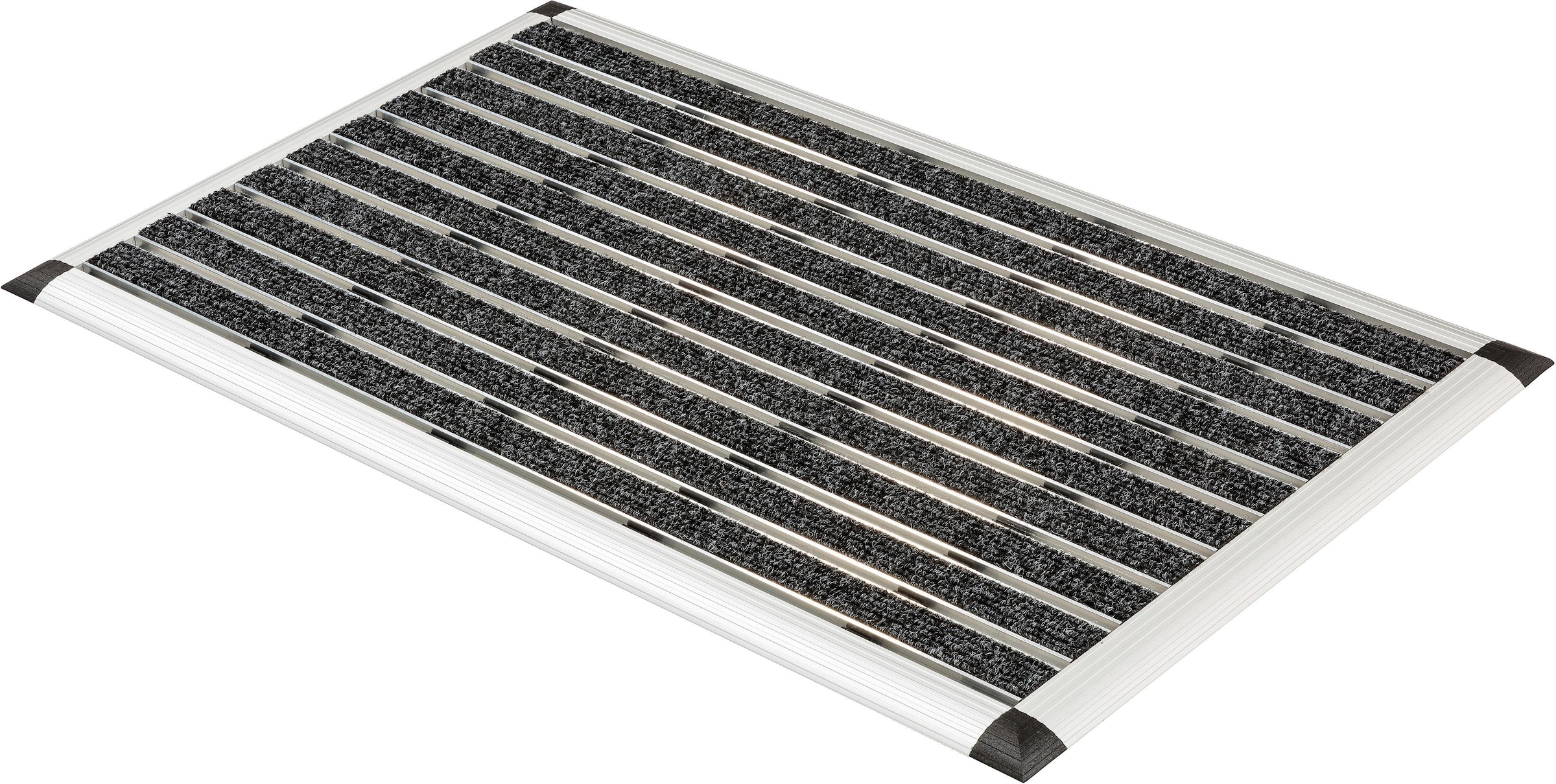 ASTRA Fußmatte "Alu-Türmatte Excellence Mat" rechteckig 14 mm Höhe Schmutzfangmatte, In- und Outdoor geeignet
