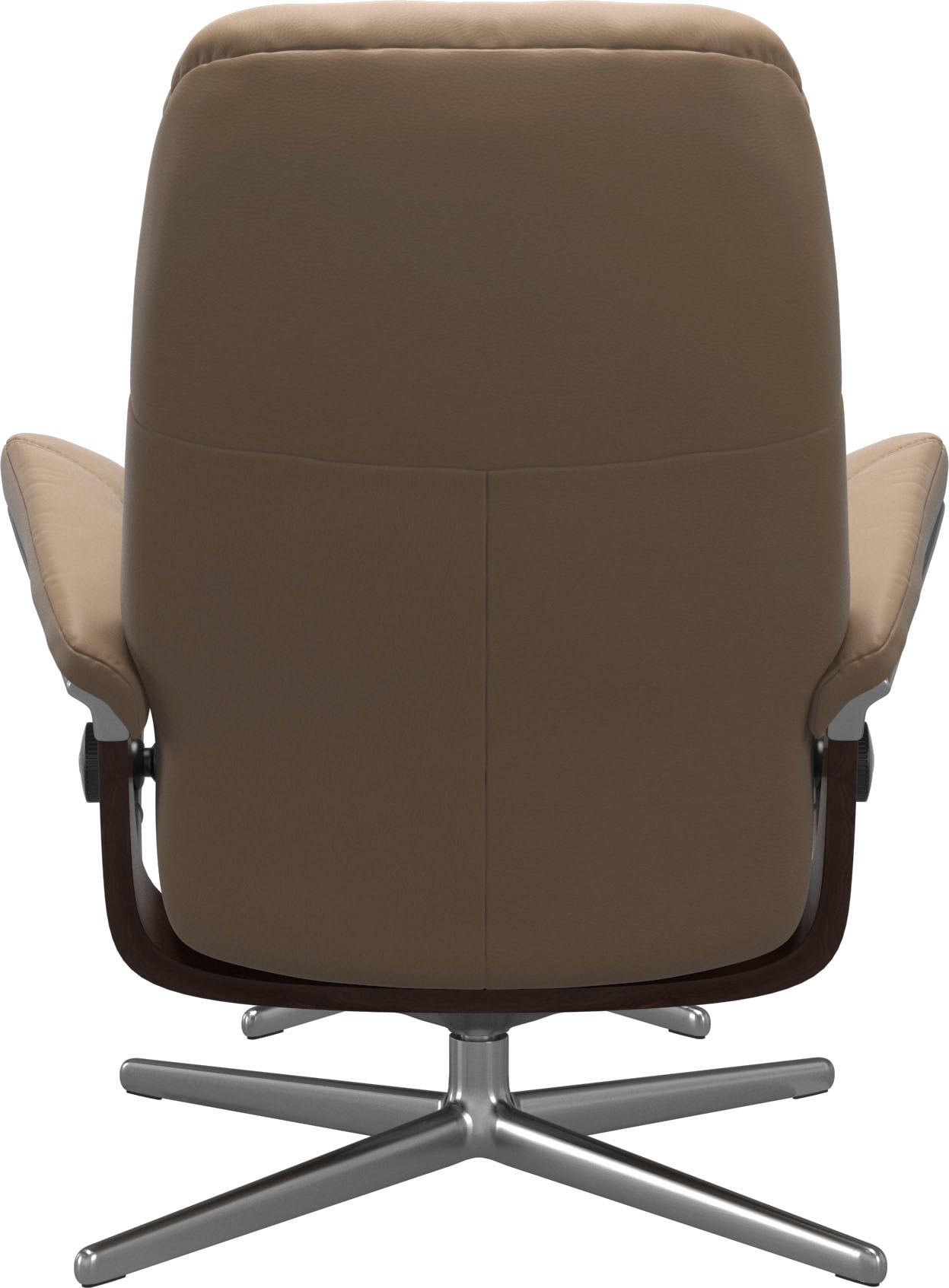 Stressless® Fußhocker »Consul«, mit Cross Base, Größe S, M & L, Holzakzent Braun