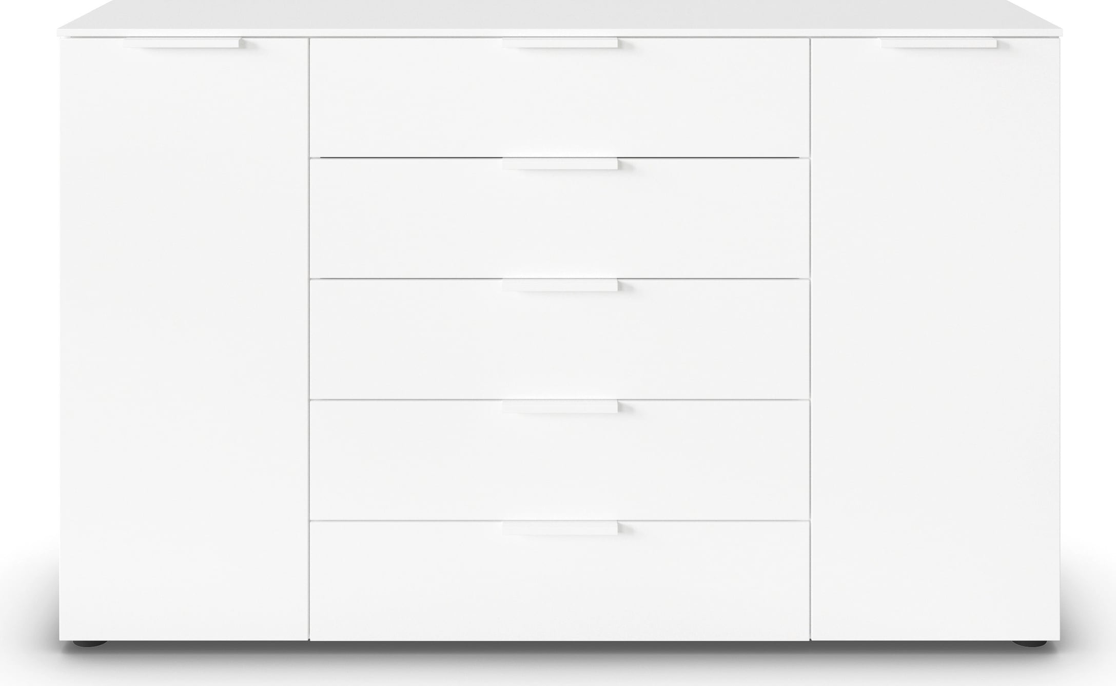 rauch Kommode »Flipp Schubladenkommode Wäscheschrank Schrank Bestseller«, 2-türig mit 5 Schubladen und Soft-Close-Funktion in zwei Breiten