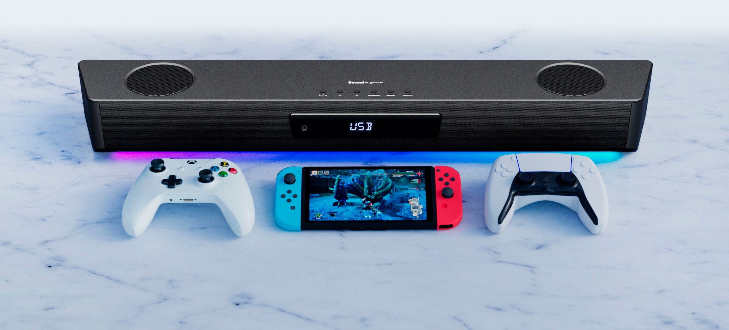 Creative Soundbar »Sound Blaster KATANA SE Soundbar, Super X-Fi, HDMI-ARC, USB-Audio«, Bluetooth 5.0