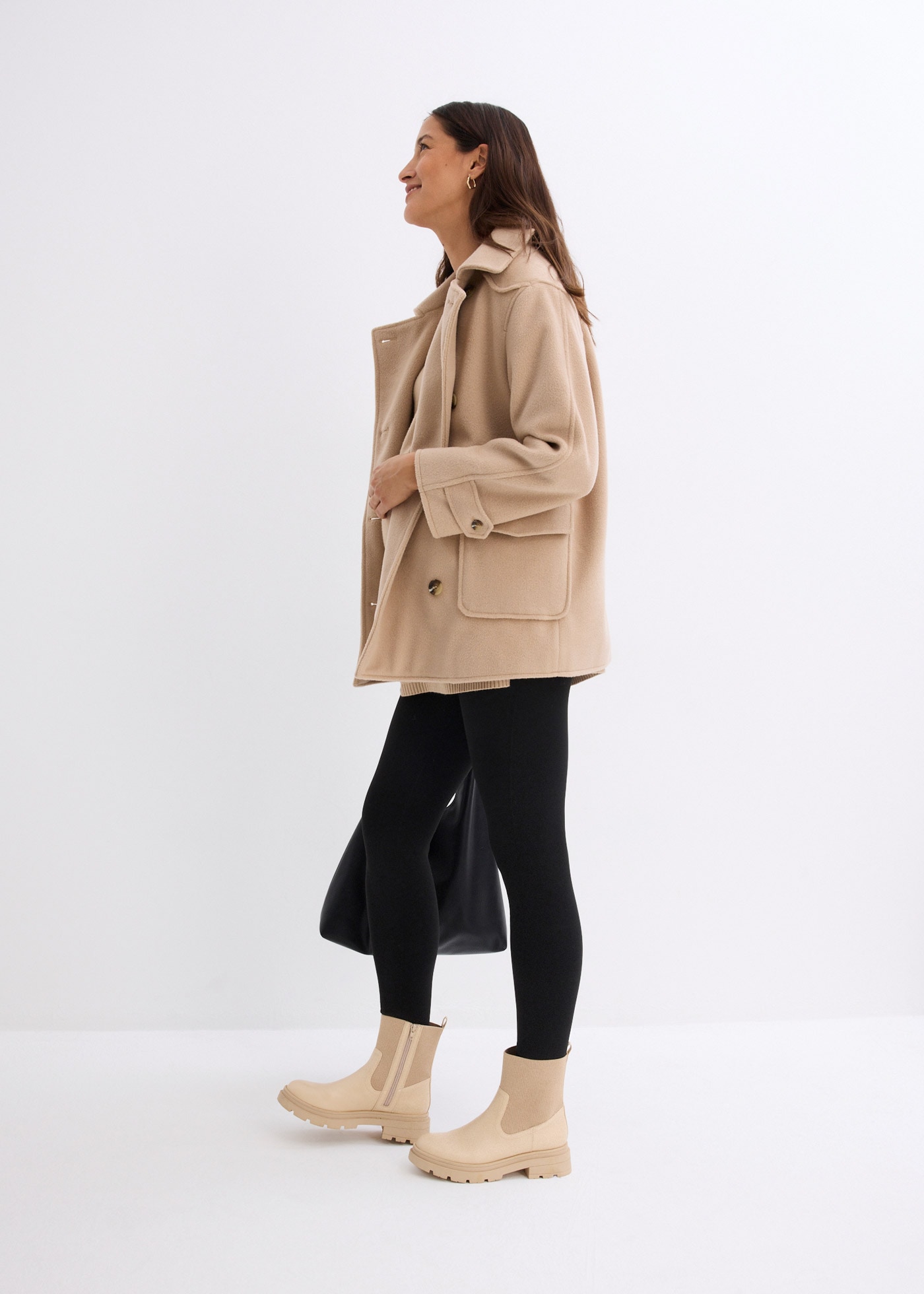 bonprix Umstandsleggings »Wärmende Umstandsthermoleggings, Slim Fit«  aus Jersey-Funktionsmaterial, mit Thermo-Funktion, Skinny Fit