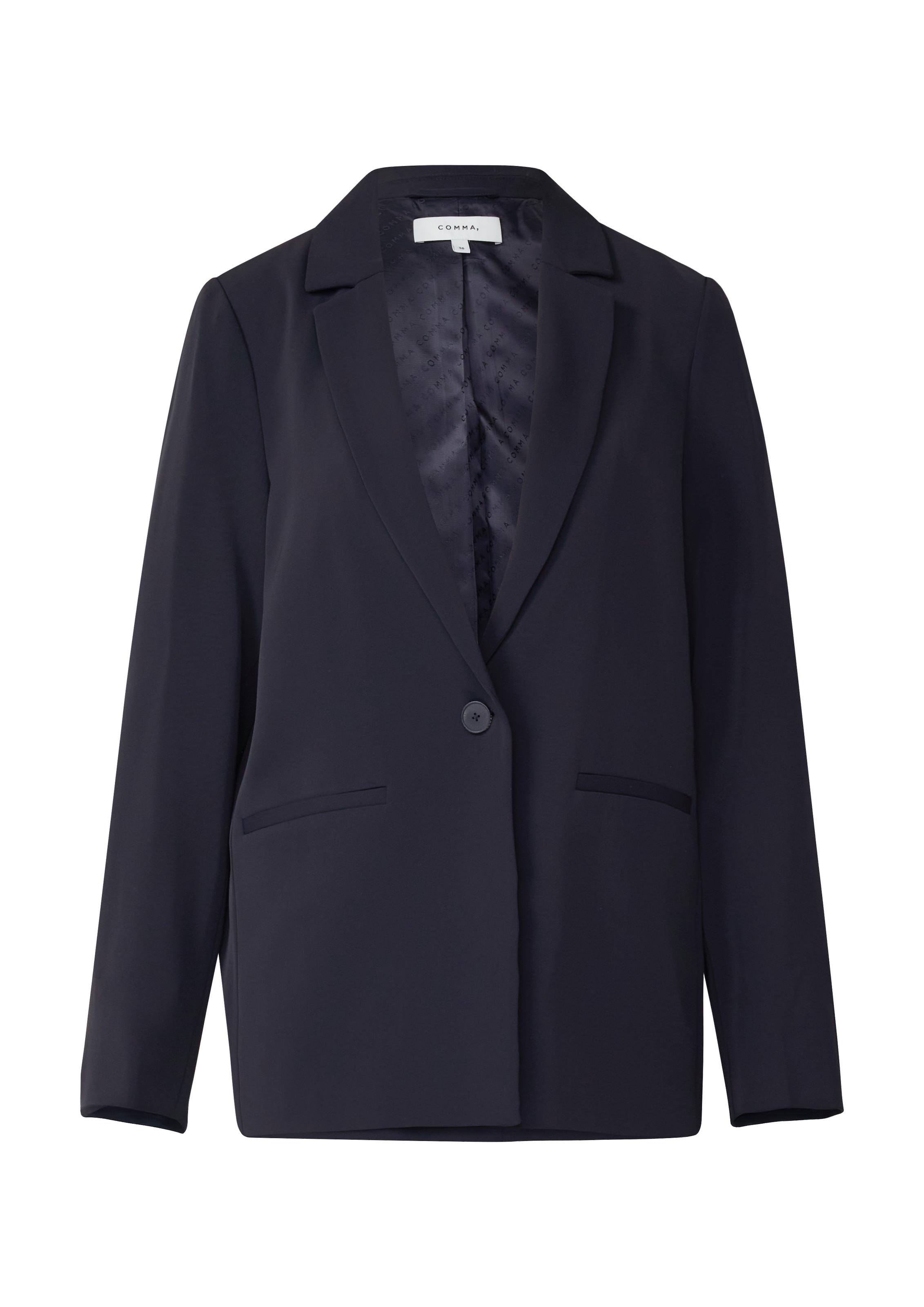 Comma Jackenblazer Oversize-Blazer mit Reverskragen