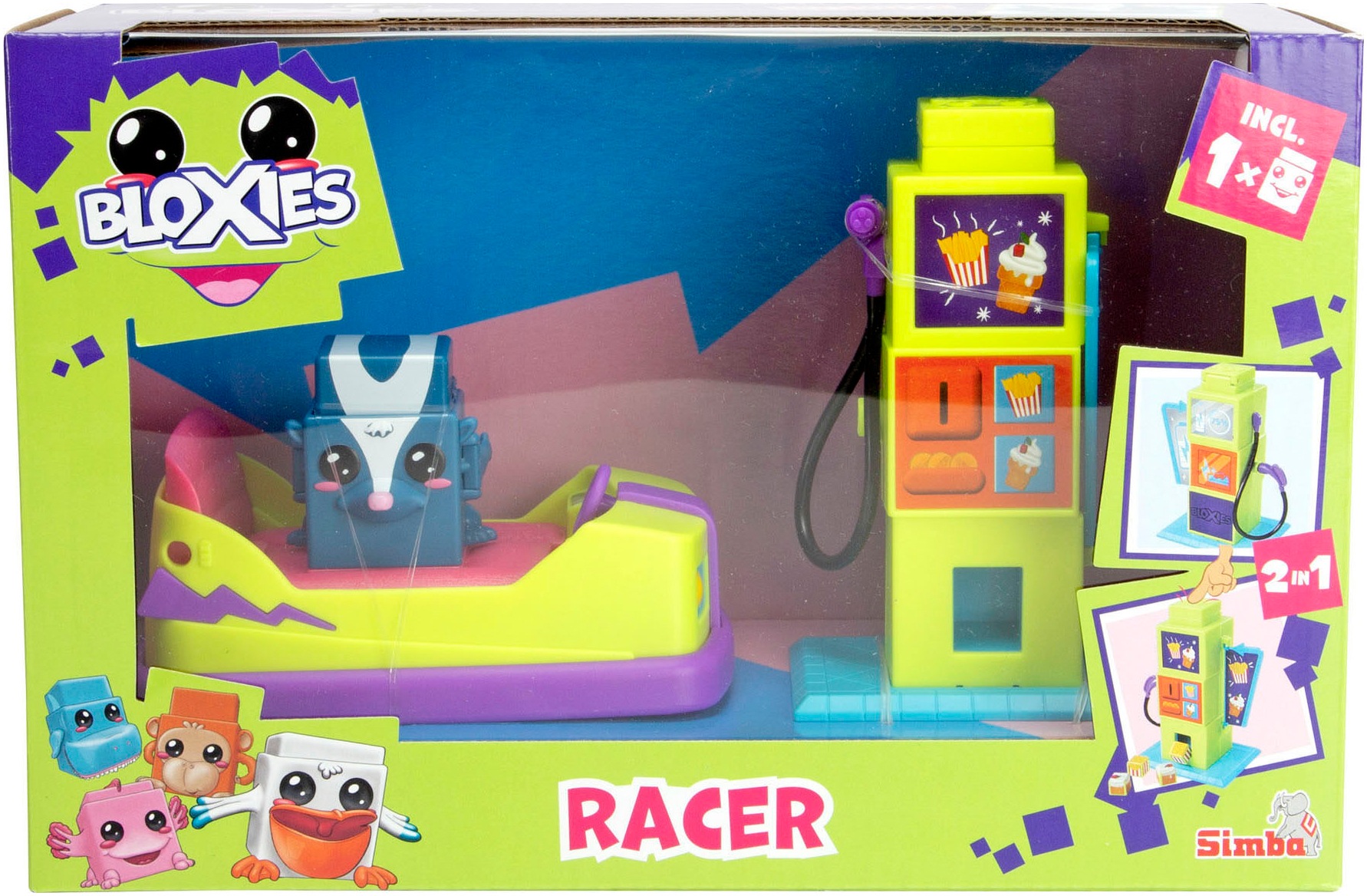SIMBA Spielzeug-Auto »Bloxies Fahrzeug Spielset«